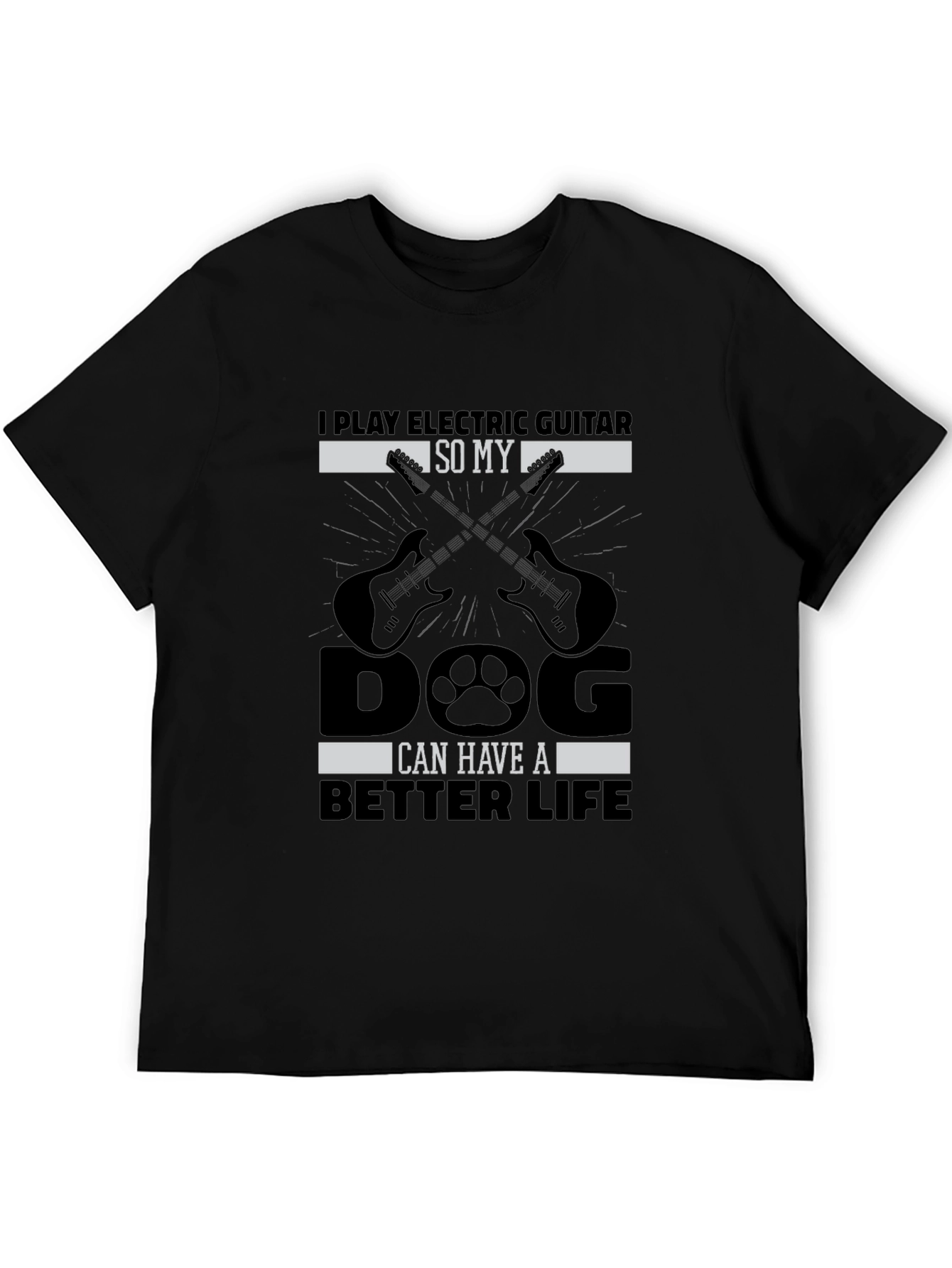 Electric Guitar Dog Lover T-Shirt