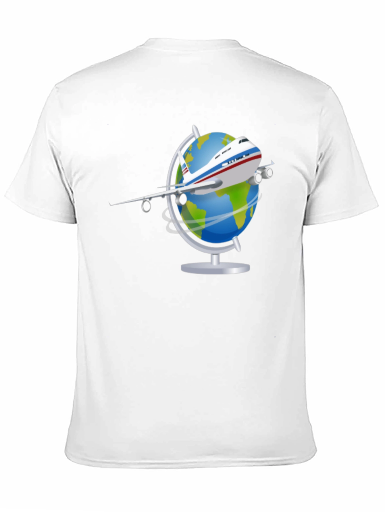 Travel the World Airplane Globe Graphic Tee