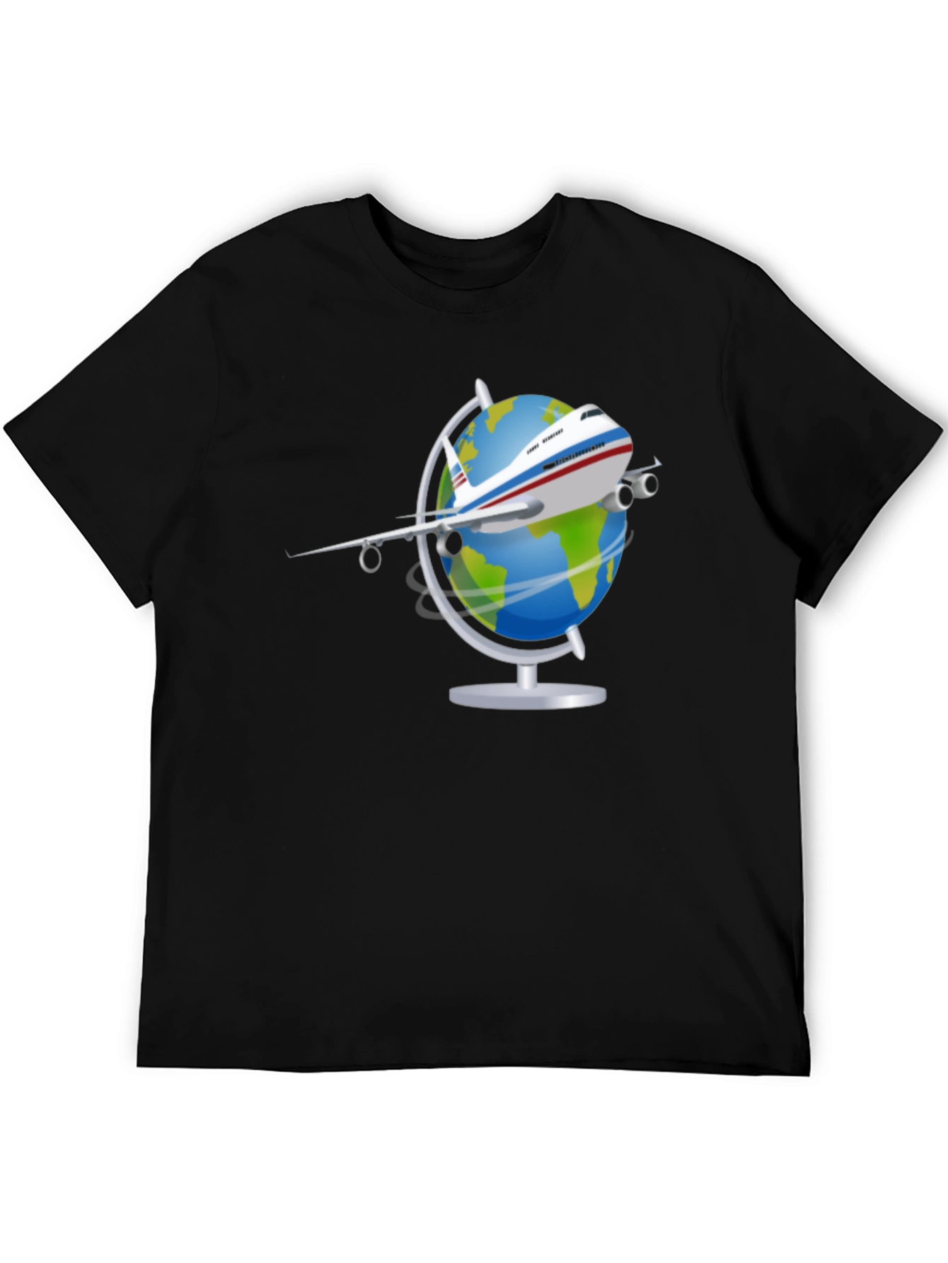 Travel the World Airplane Globe Graphic Tee