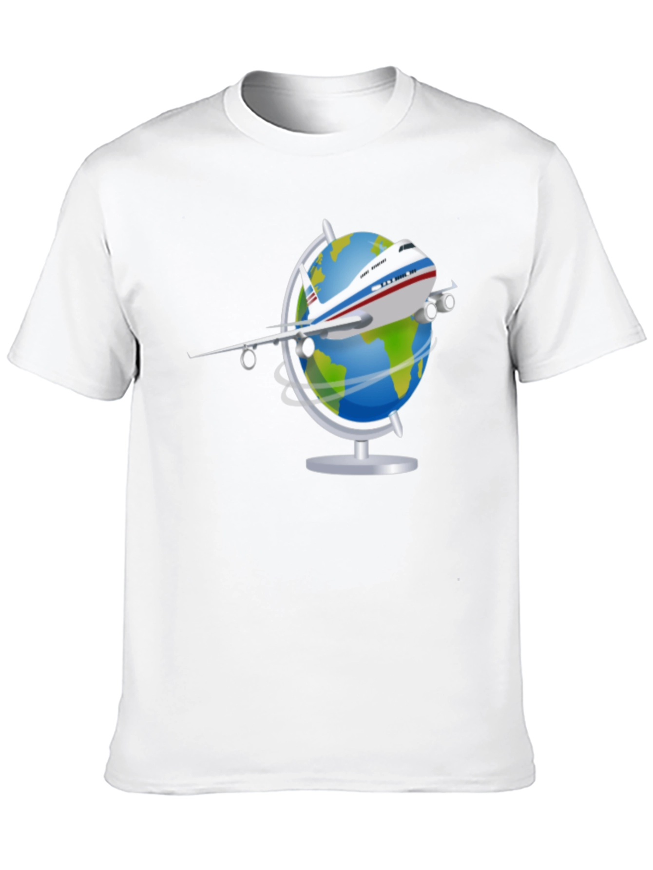 Travel the World Airplane Globe Graphic Tee