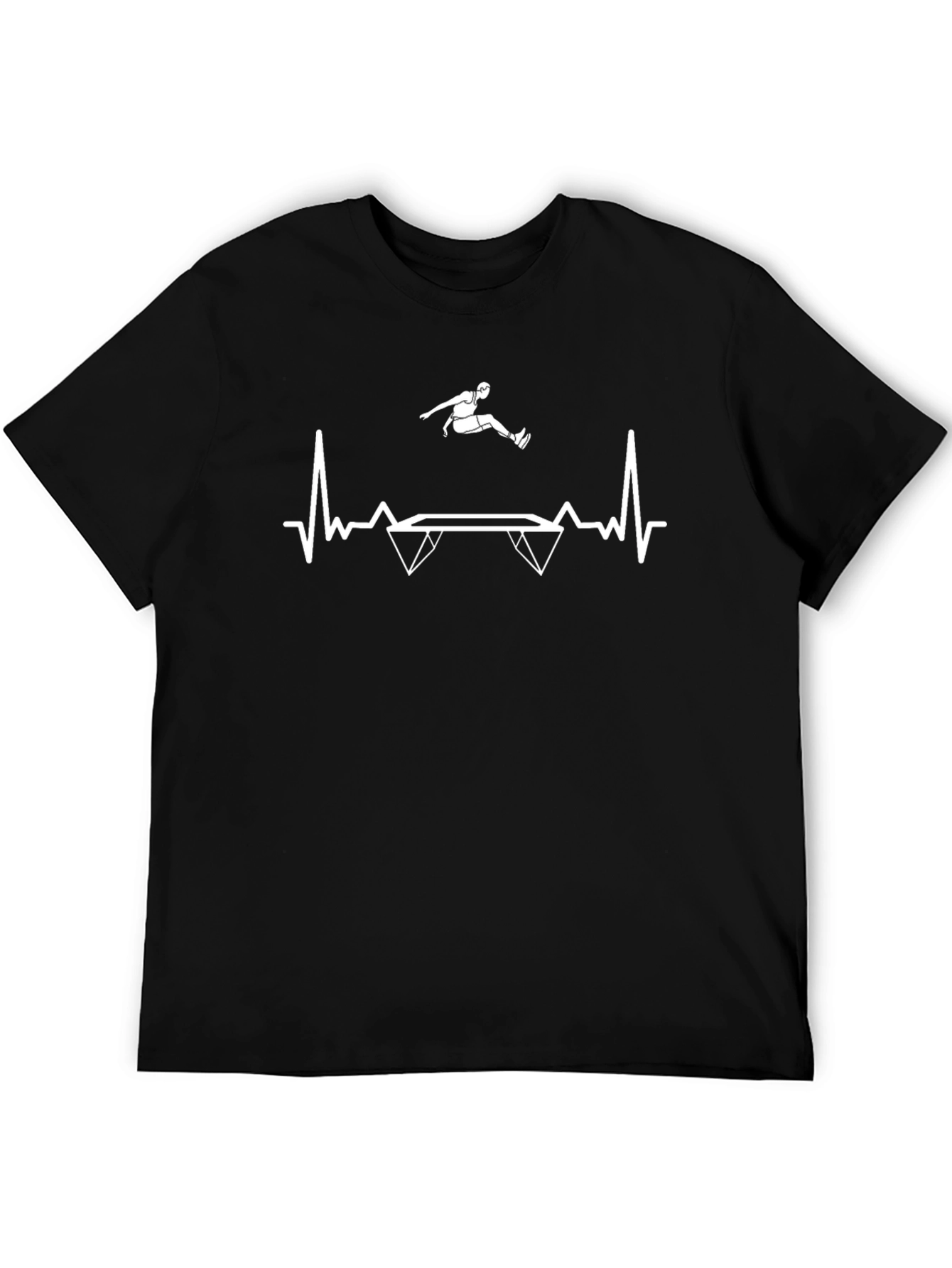 Trampoline Heartbeat T-Shirt - Athletes Passion
