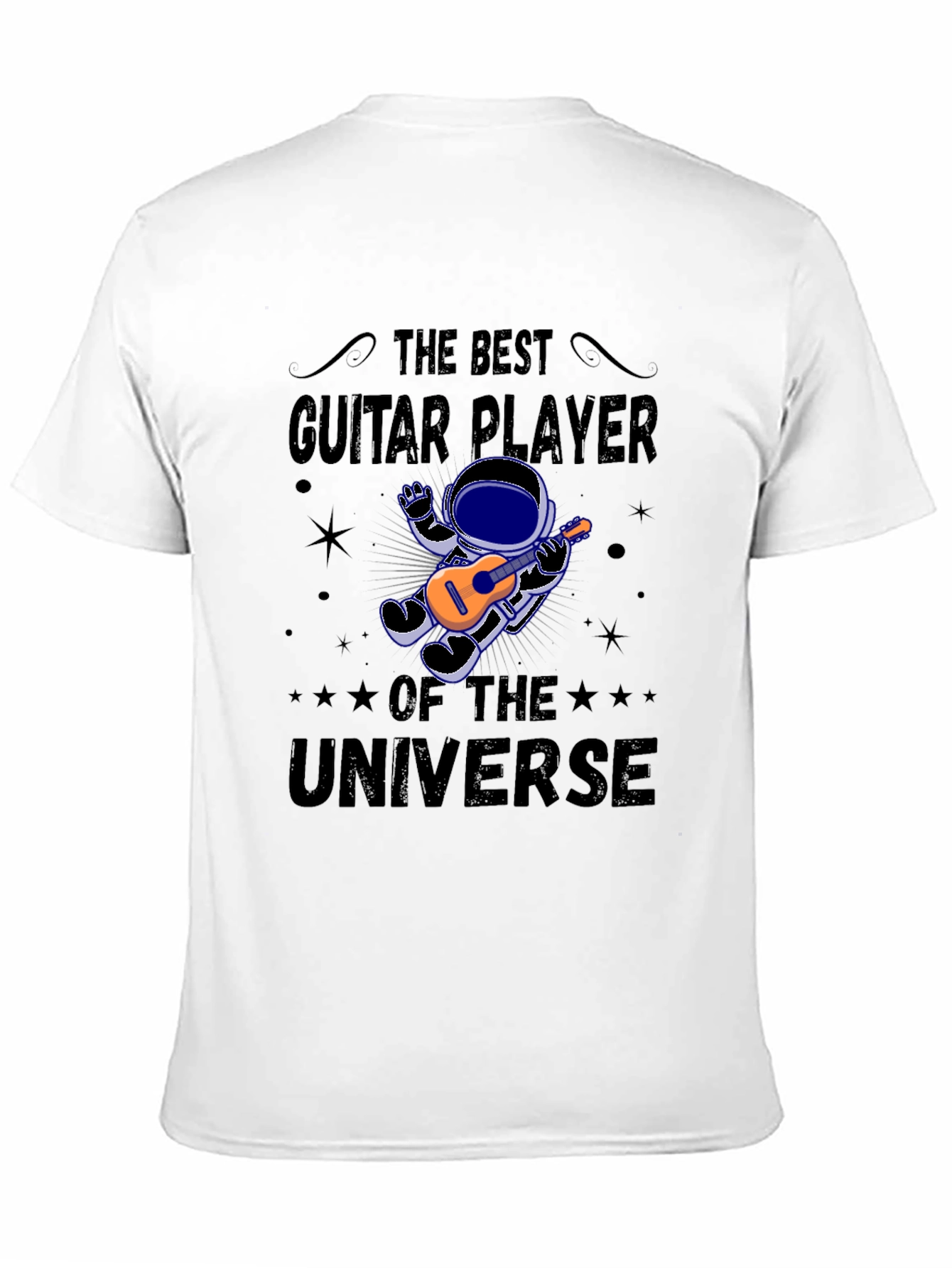 Guitar Player of the Universe Black T-Shirt