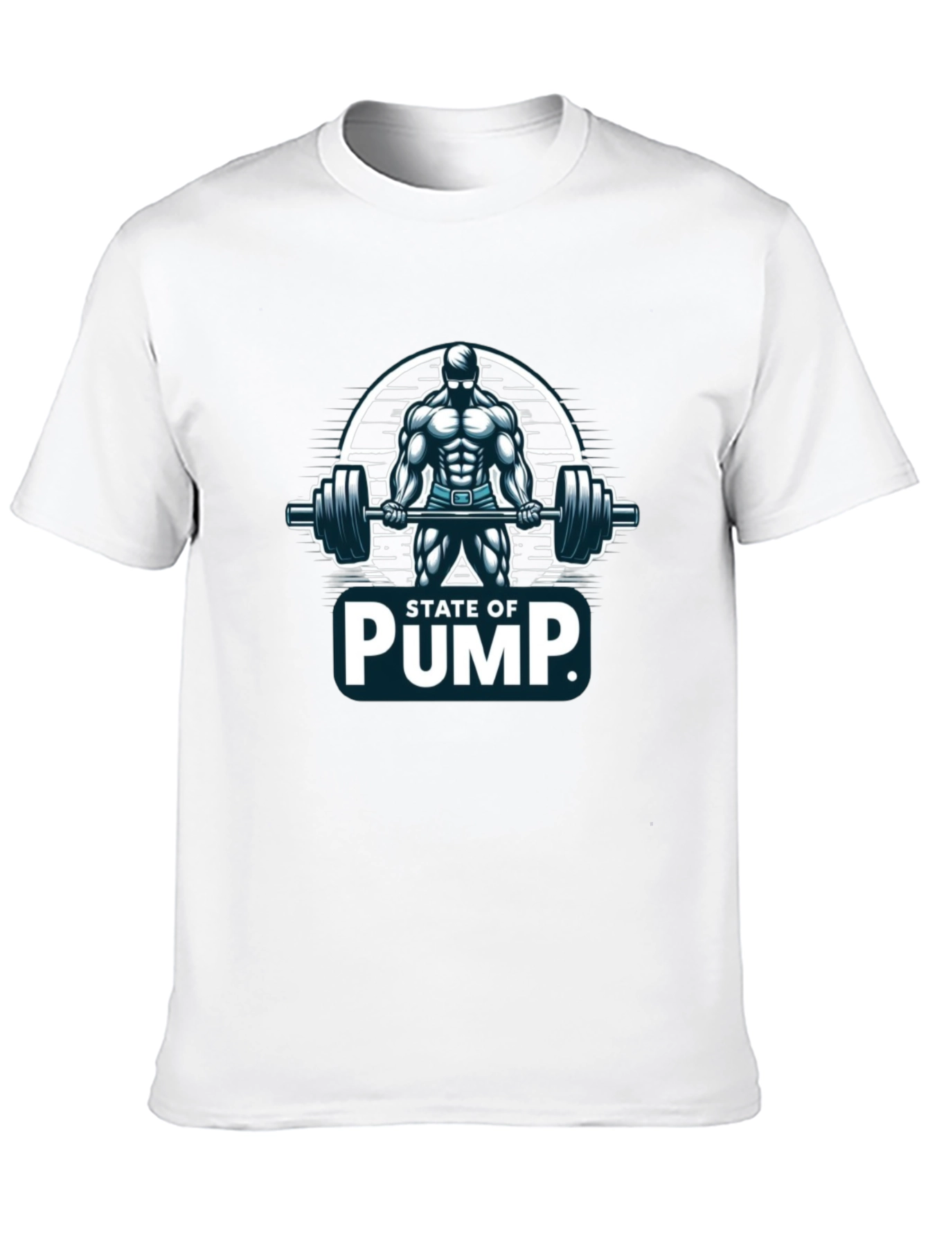 State of Pump Mens Black T-Shirt