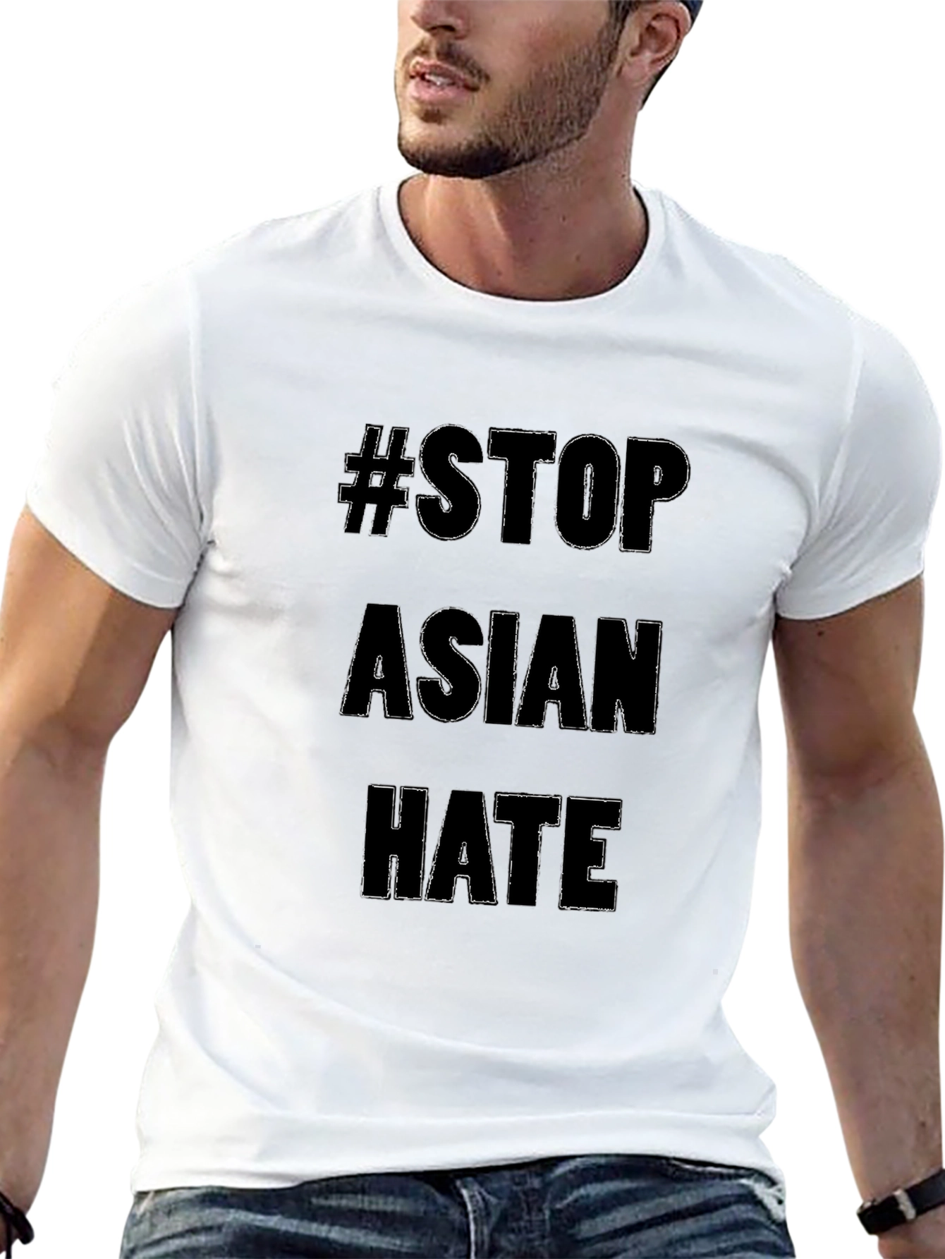 #StopAsianHate Black T-Shirt - Social Justice Awareness