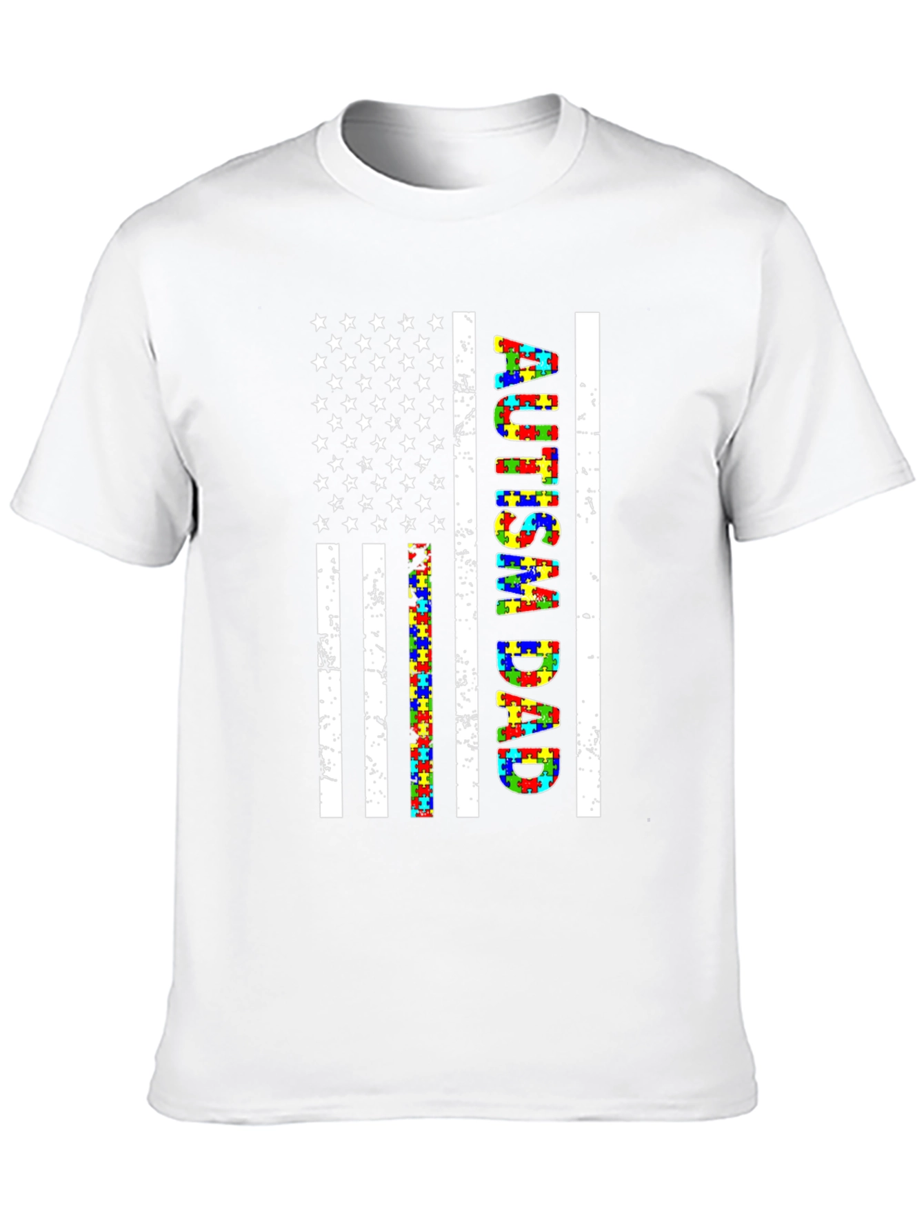 Autism Dad Flag T-Shirt