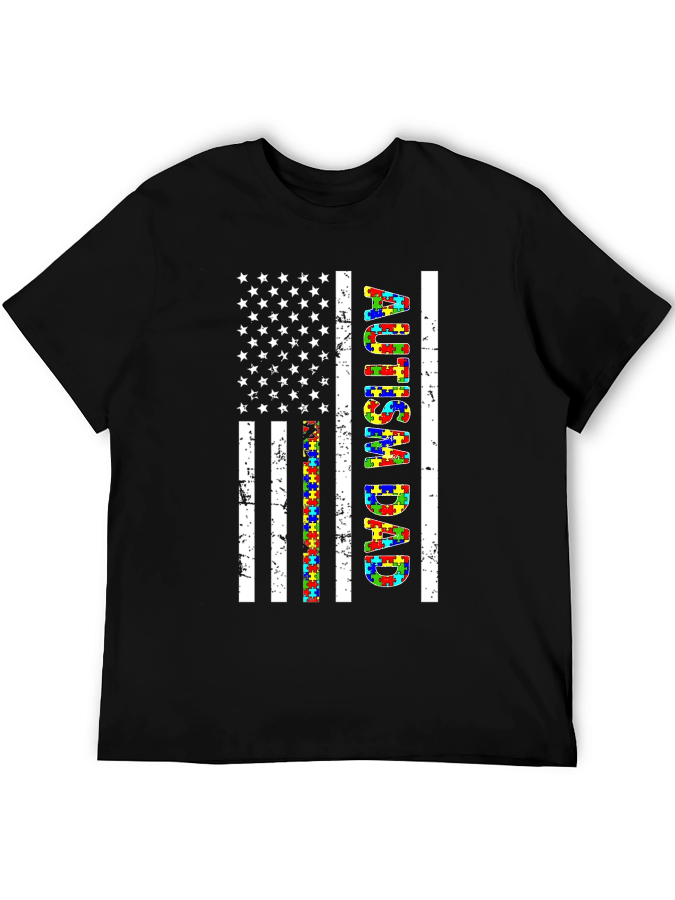 Autism Dad Flag T-Shirt