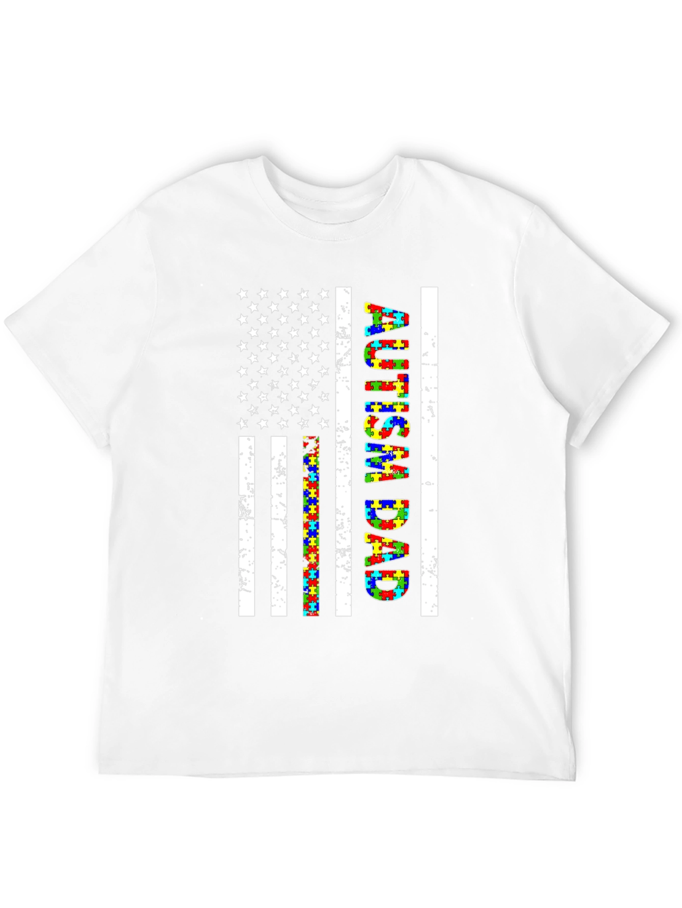 Autism Dad Flag T-Shirt