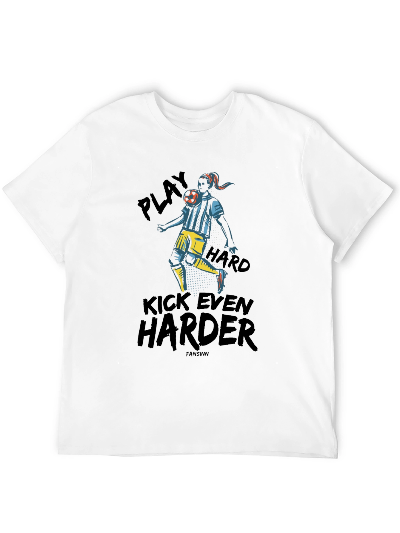 Play Hard Soccer Graphic Tee - Black