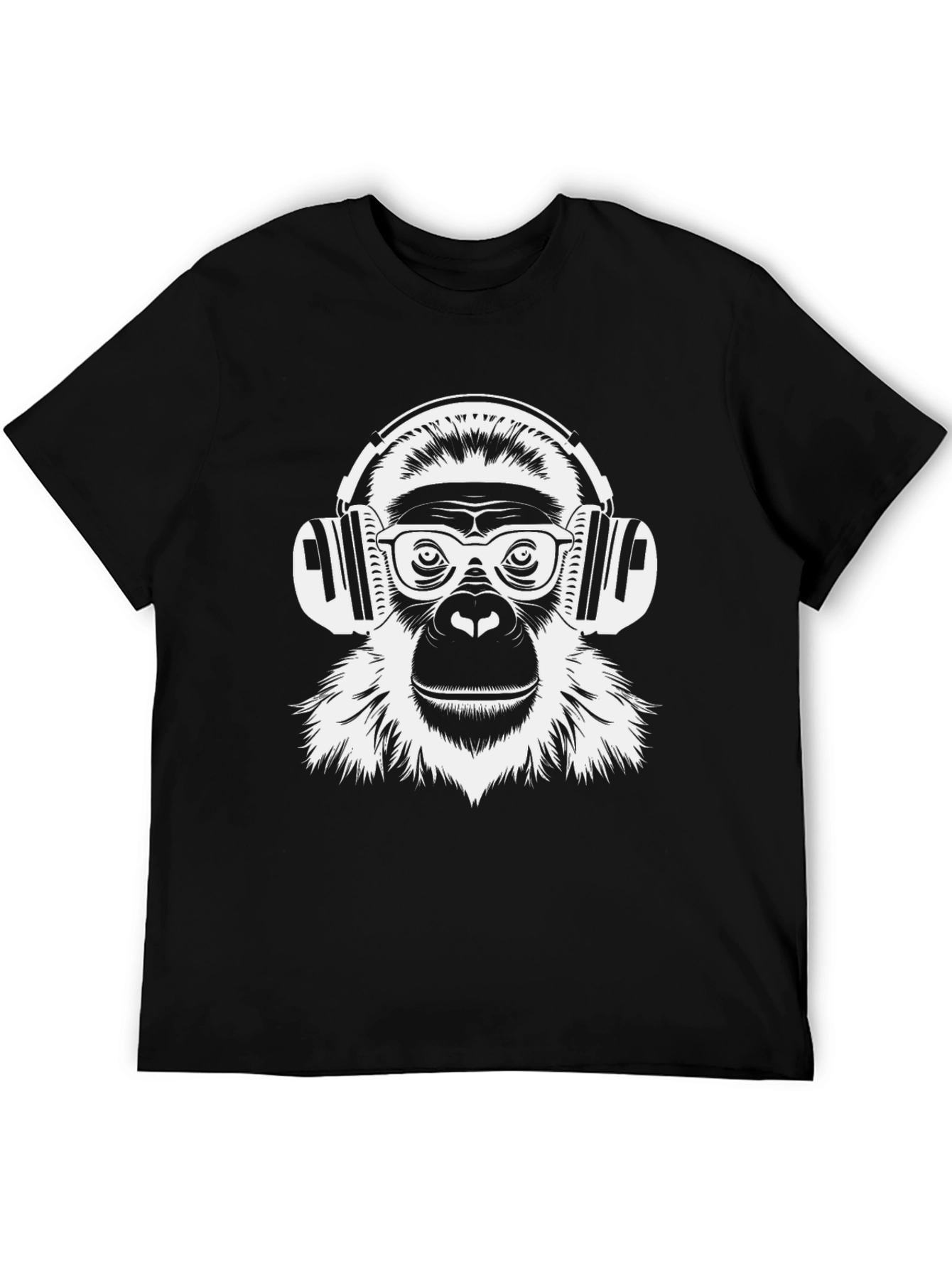 Monkey DJ Graphic T-Shirt - Cool & Unique Design