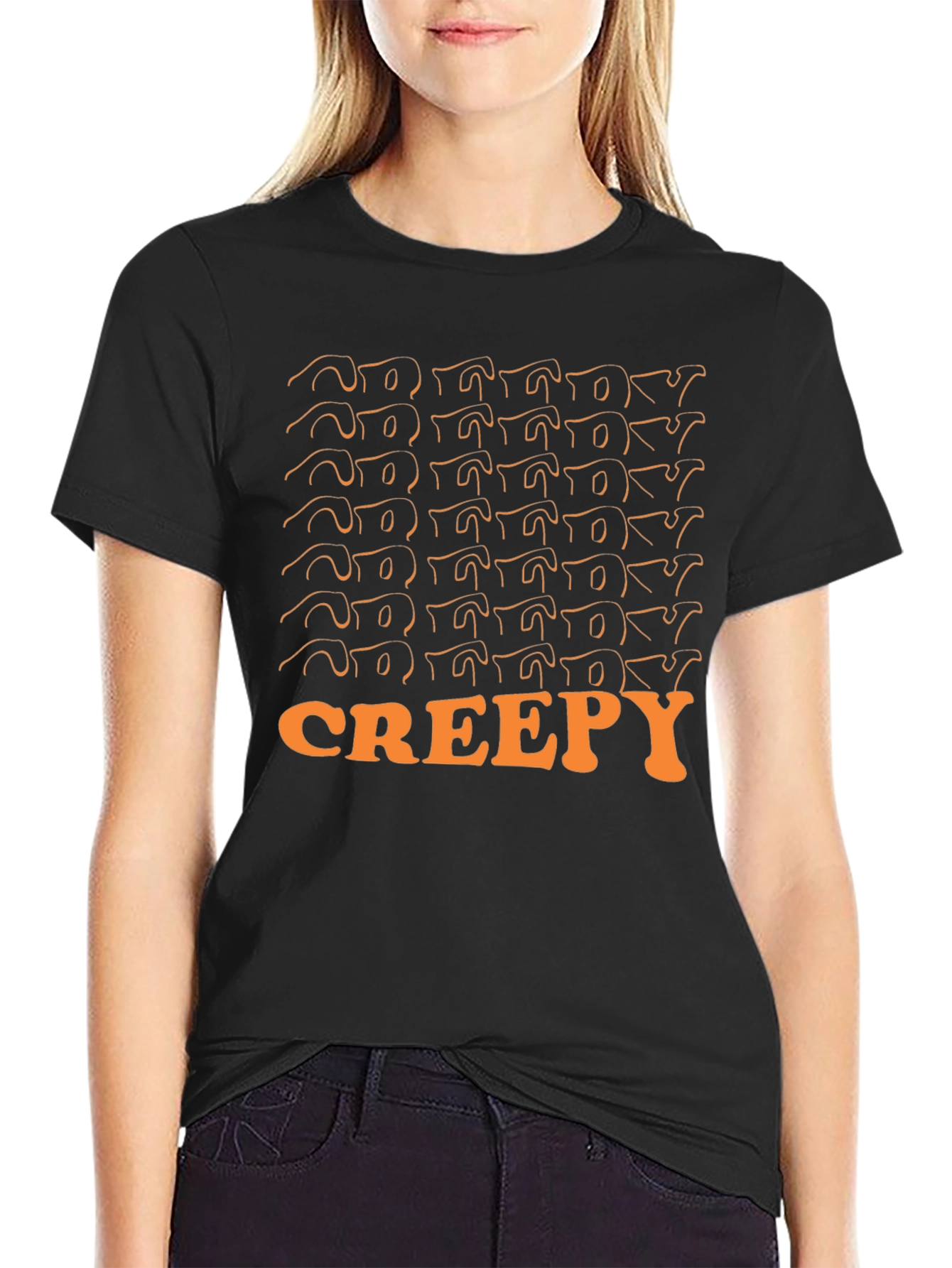Creepy Stacked T-Shirt