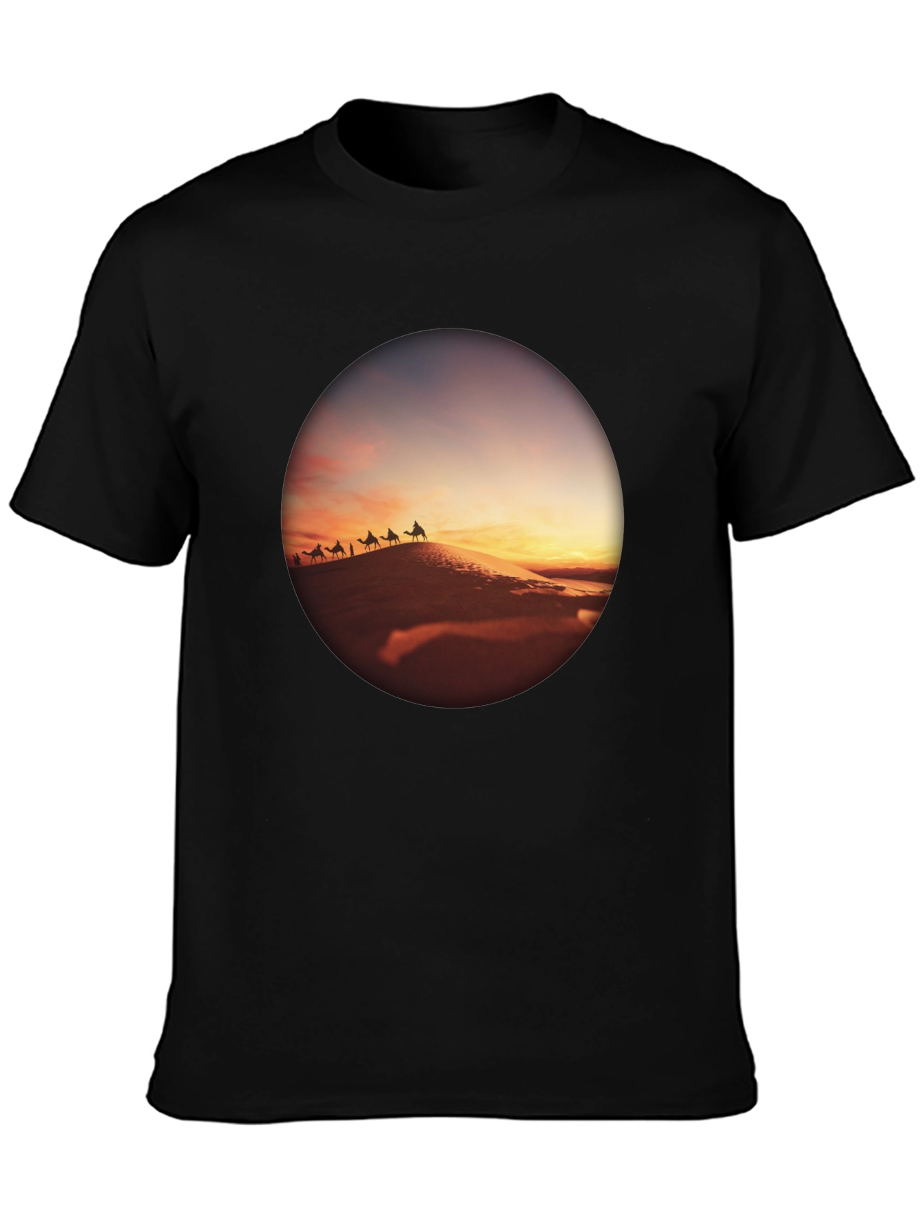 Desert Caravan Black T-Shirt