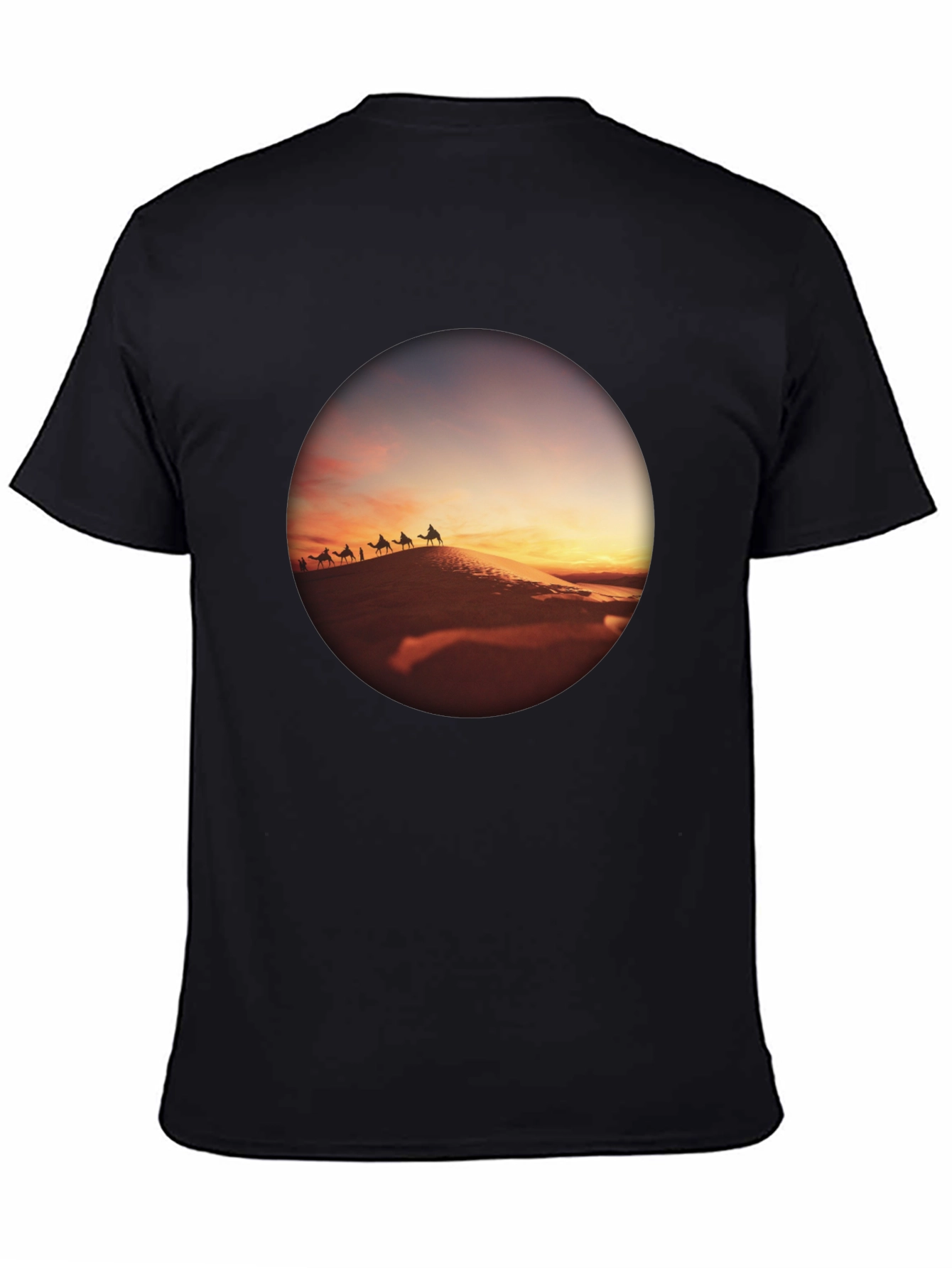 Desert Caravan Black T-Shirt