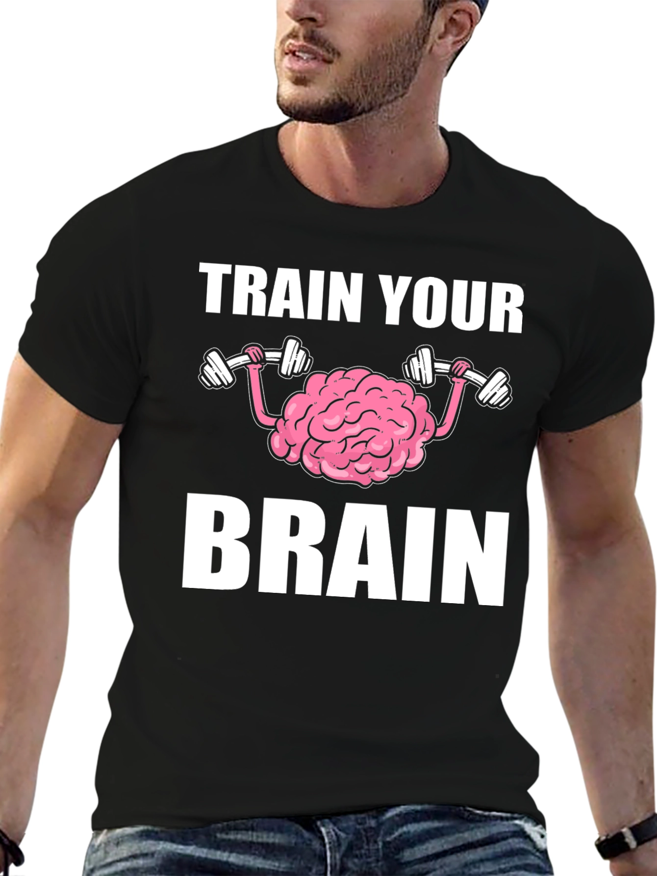 Train Your Brain Graphic T-Shirt
