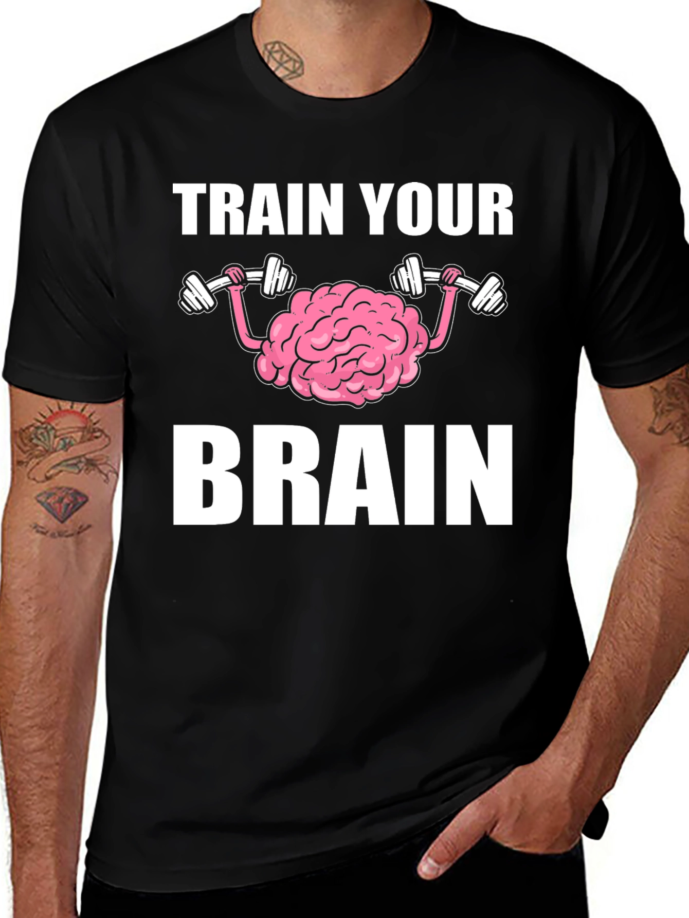Train Your Brain Graphic T-Shirt