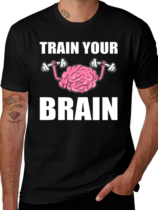 Train Your Brain Graphic T-Shirt