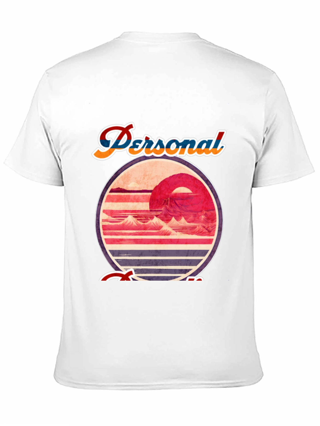 Retro Sunset Graphic Tee - Personal Escape T-Shirt