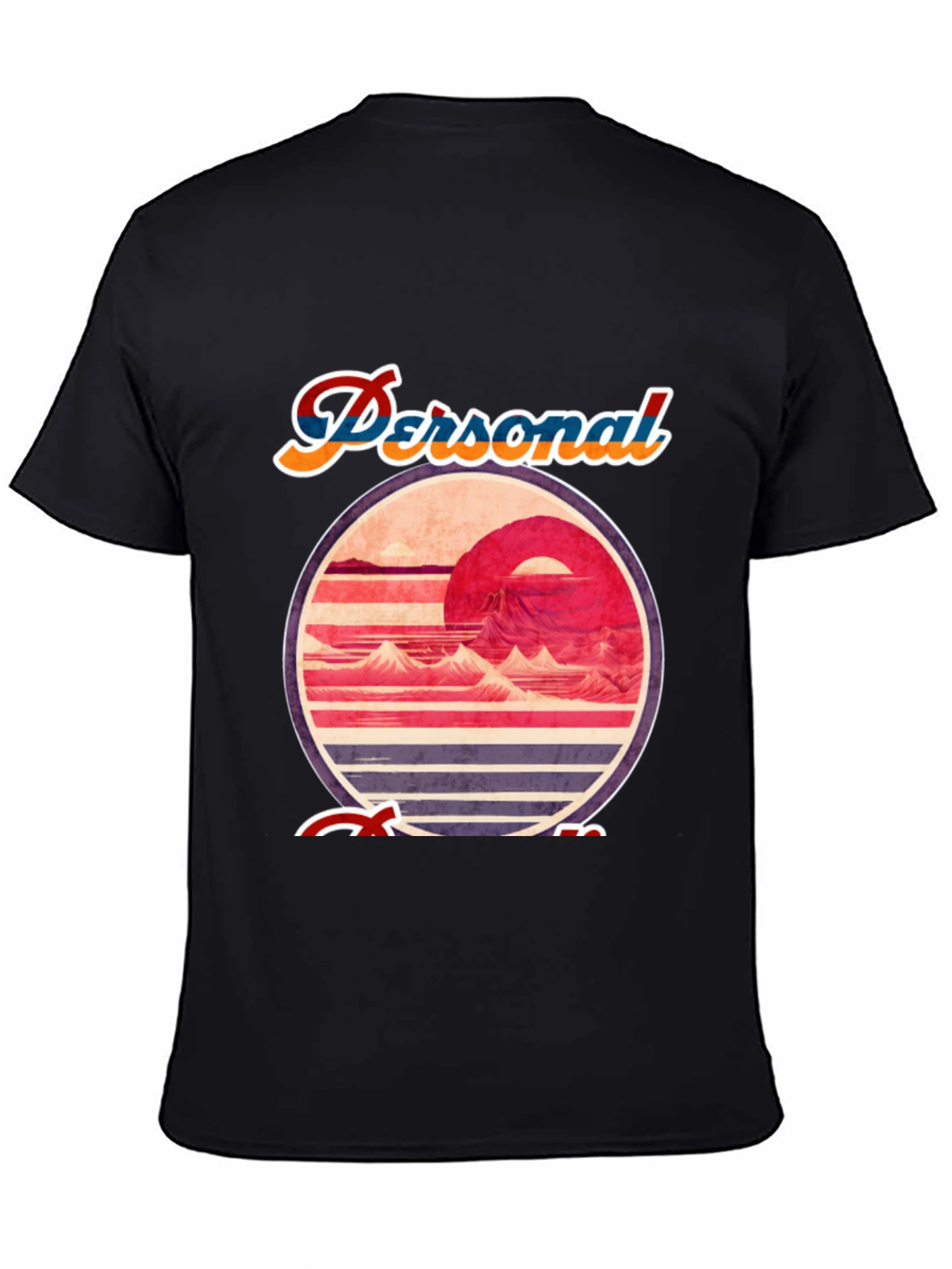 Retro Sunset Graphic Tee - Personal Escape T-Shirt