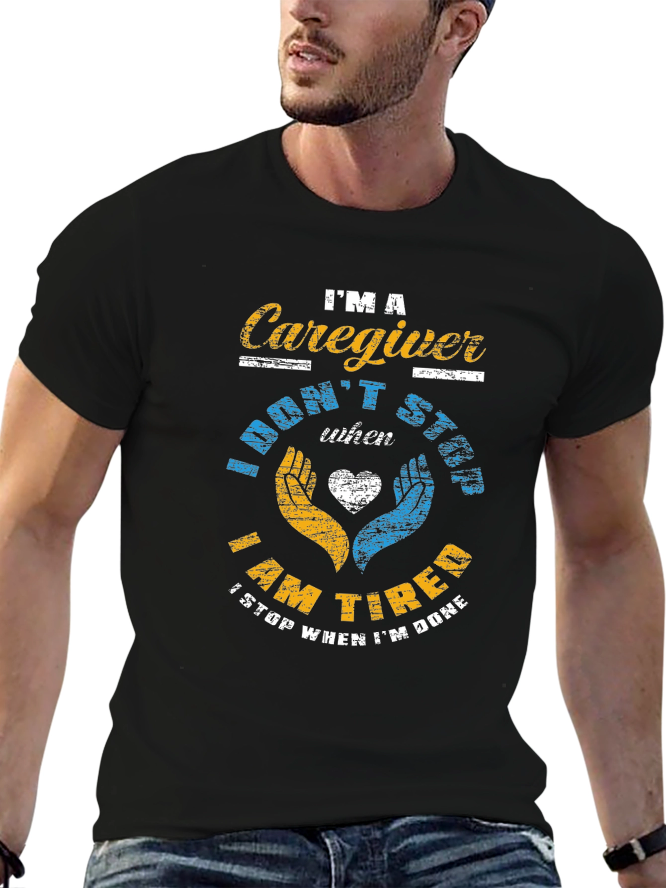 Im a Caregiver T-Shirt - Black
