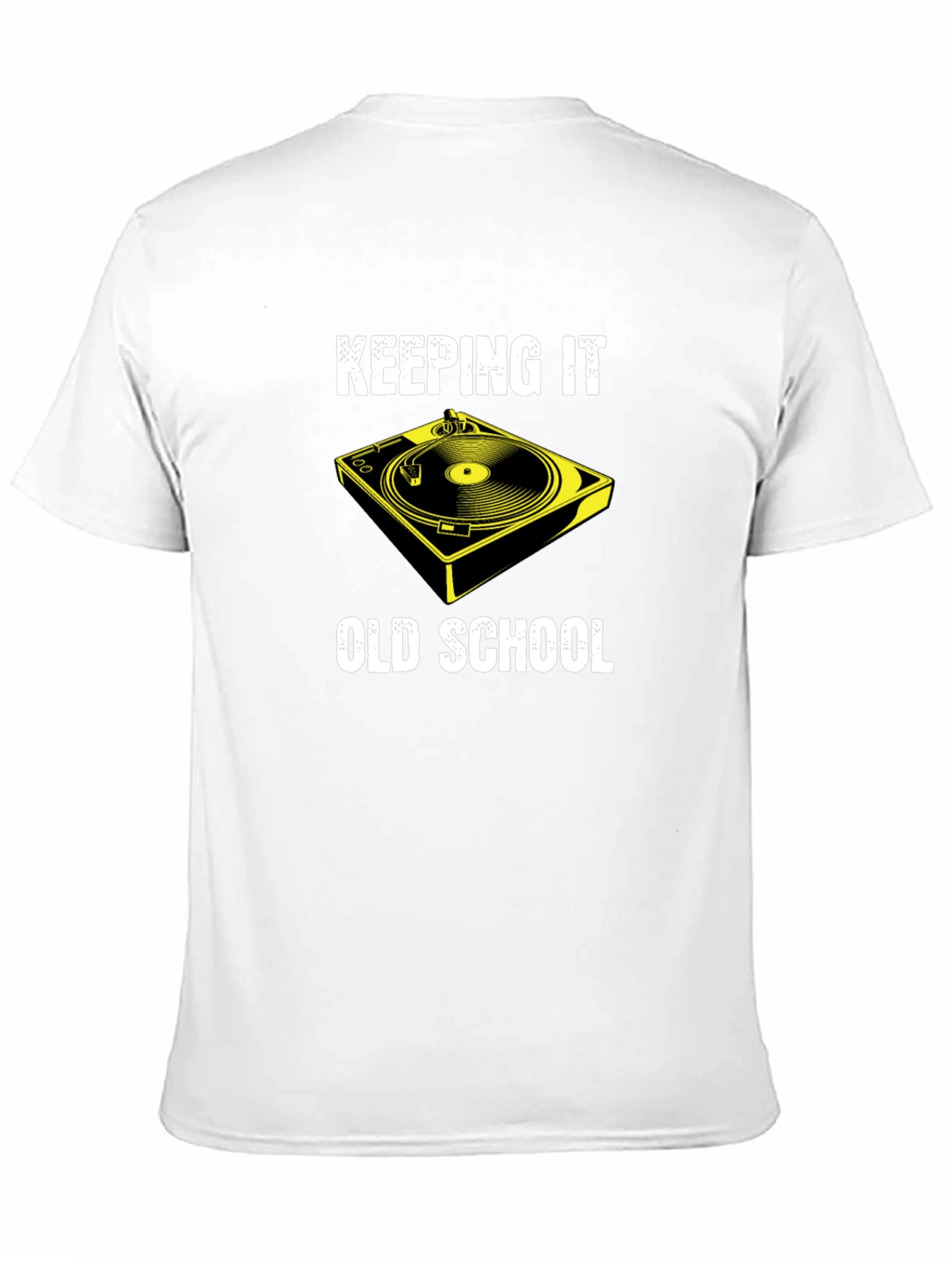 Keeping It Old School DJ Turntable T-Shirt