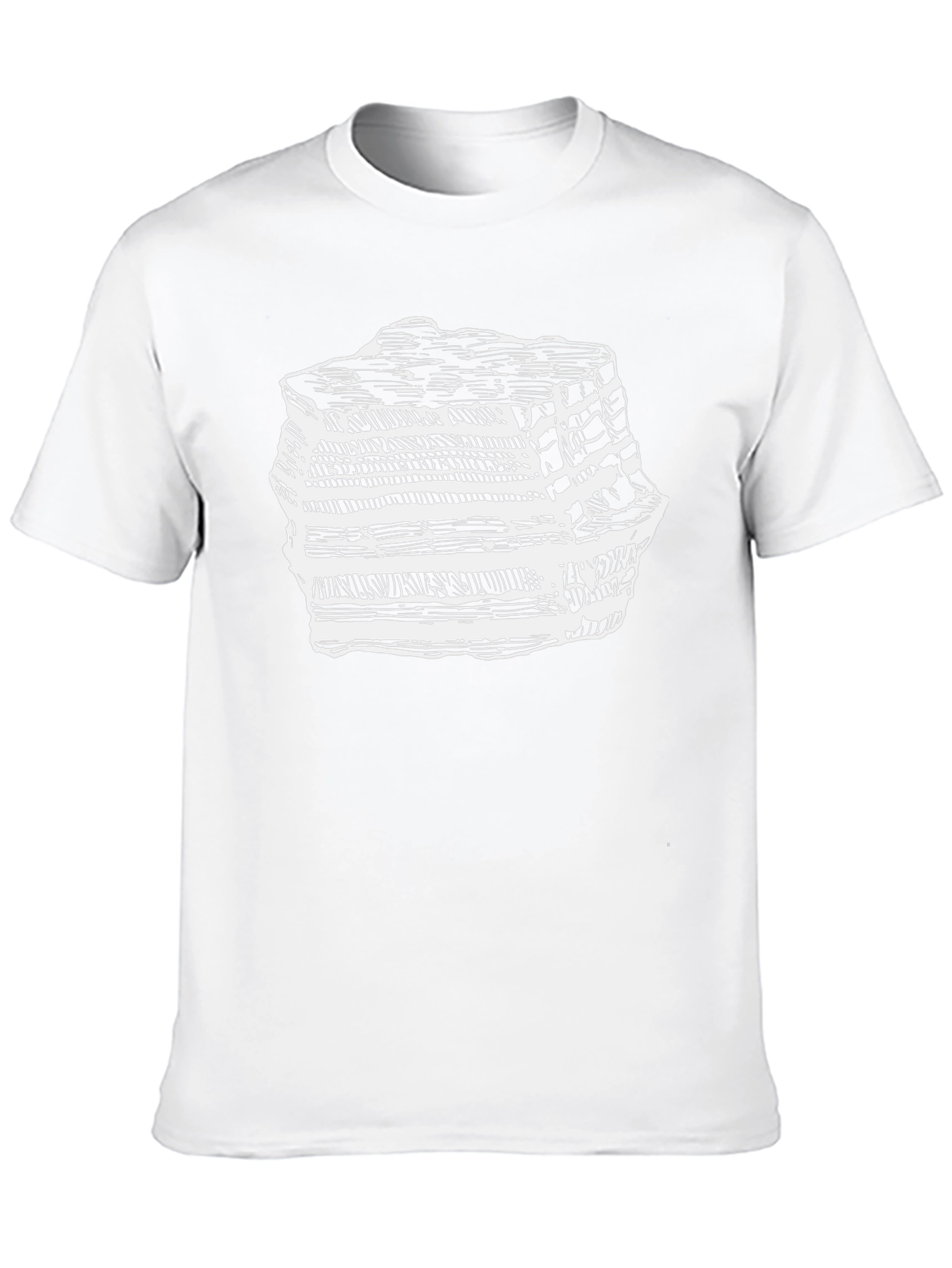 Layered Rock Graphic Tee - Geology T-Shirt
