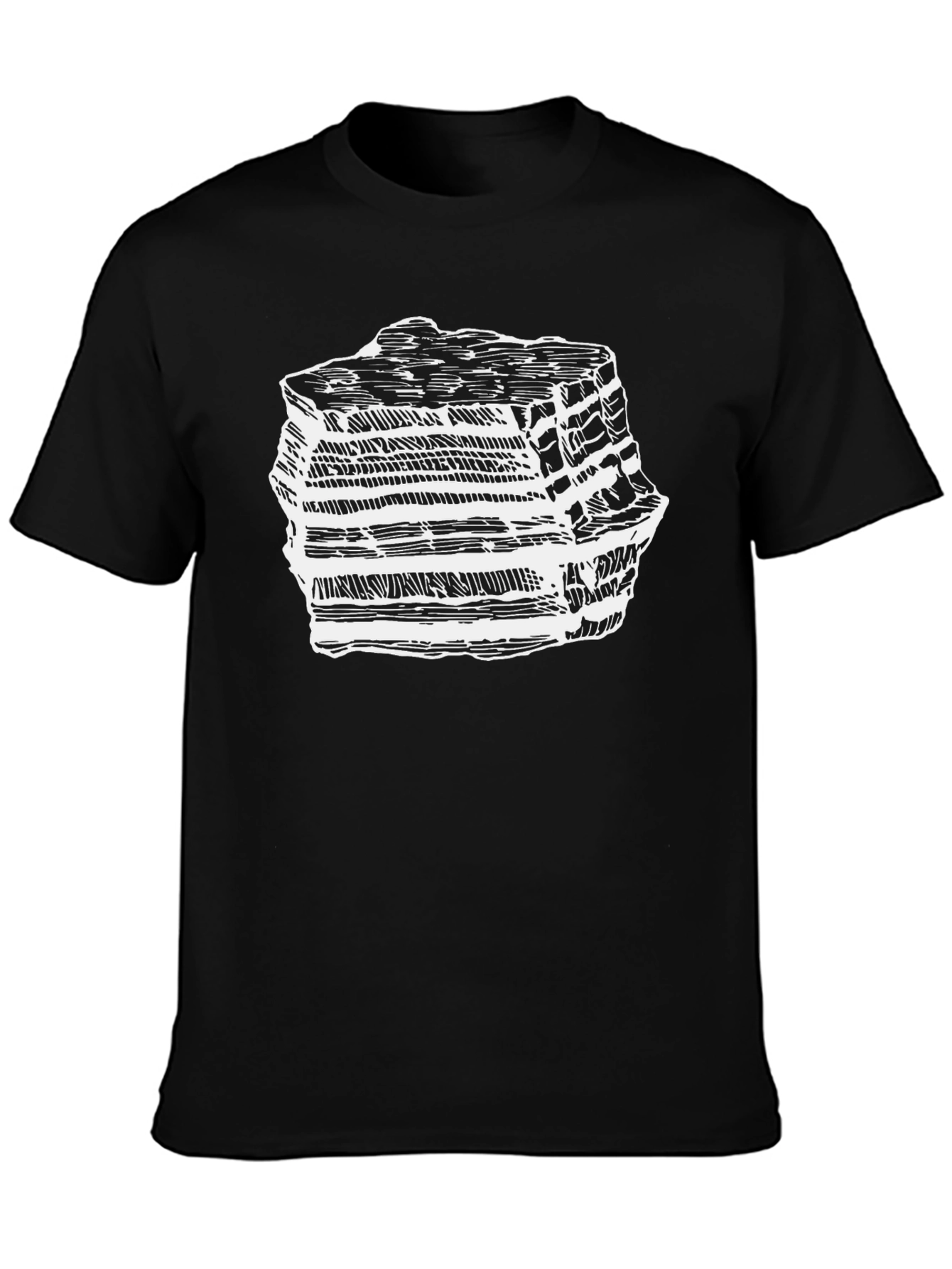 Layered Rock Graphic Tee - Geology T-Shirt