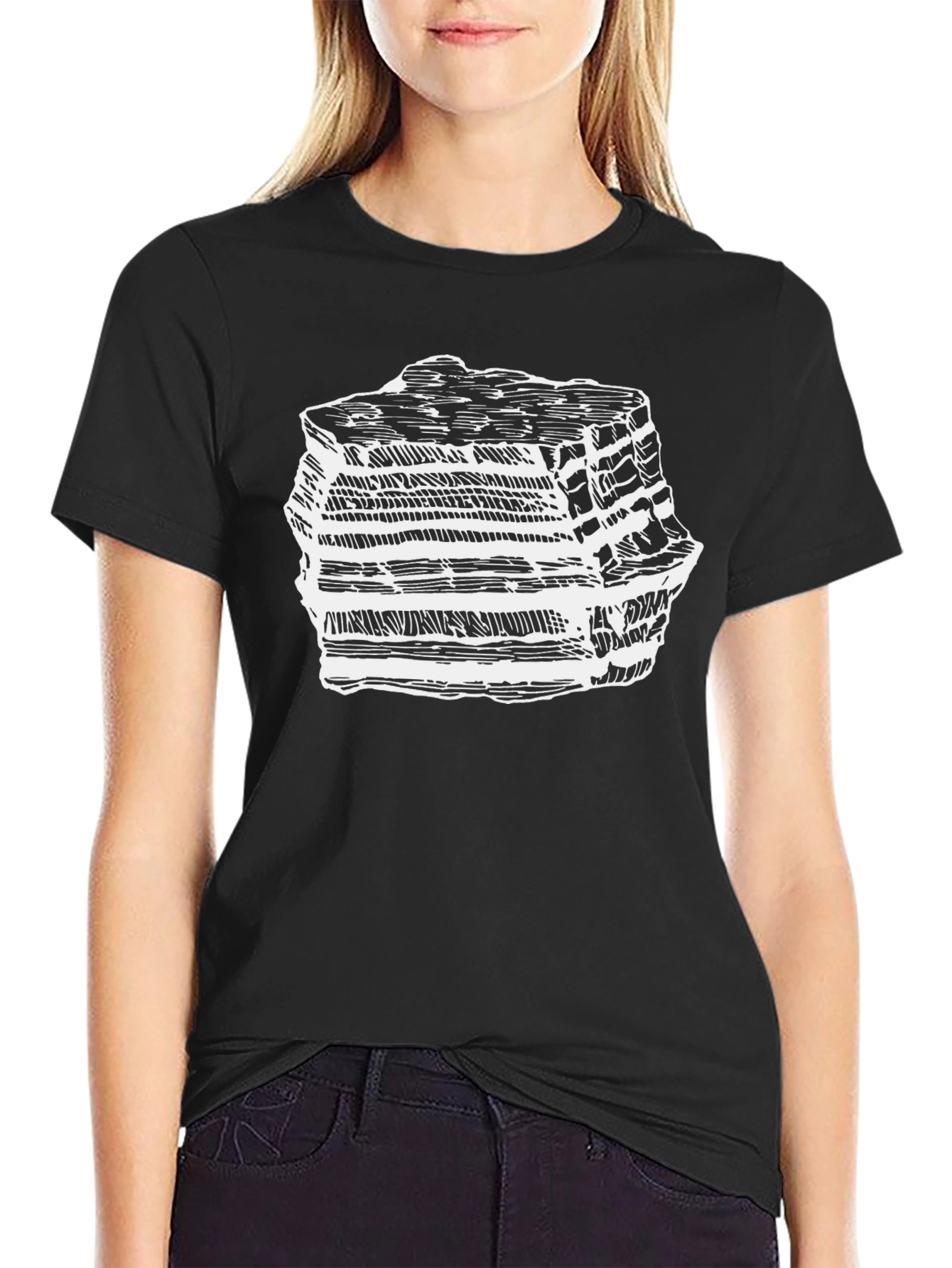 Layered Rock Graphic Tee - Geology T-Shirt