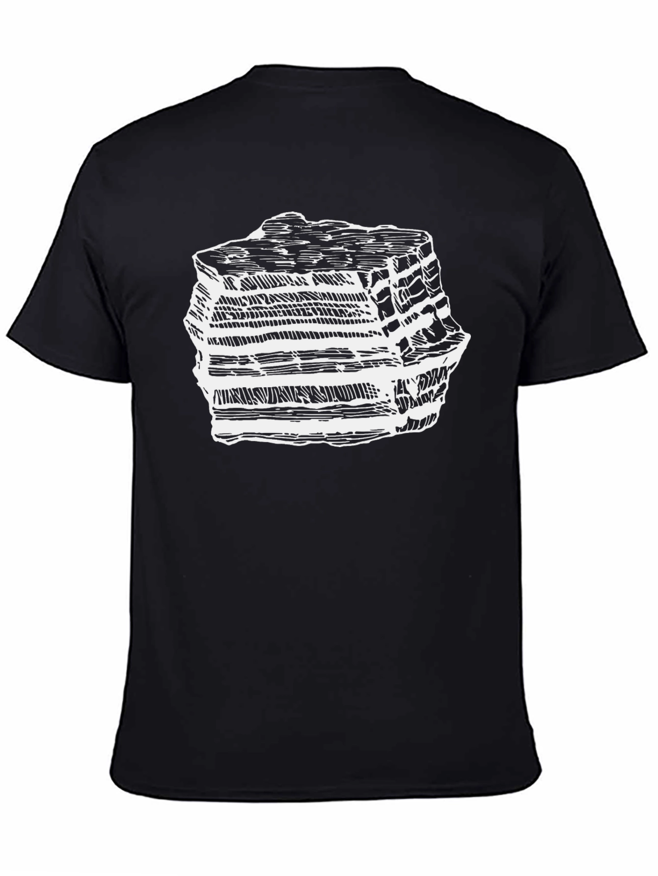 Layered Rock Graphic Tee - Geology T-Shirt