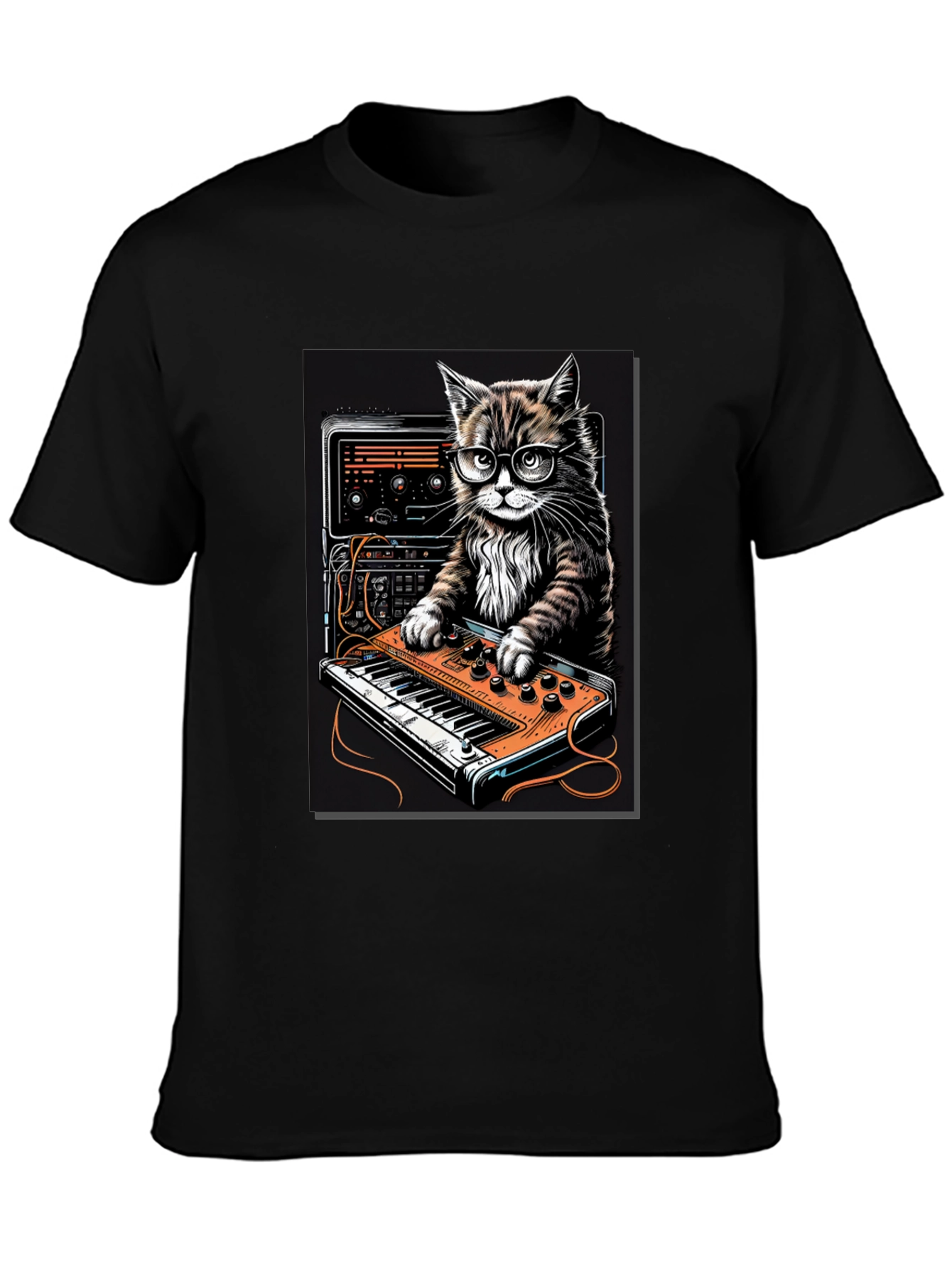 DJ Cat T-Shirt - Cool Music Lover Tee
