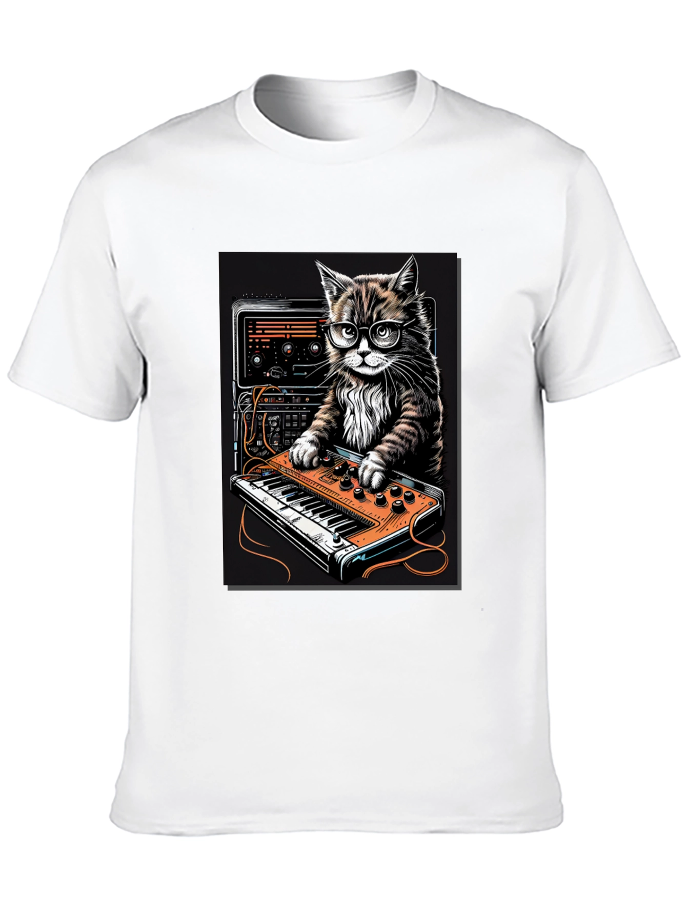 DJ Cat T-Shirt - Cool Music Lover Tee