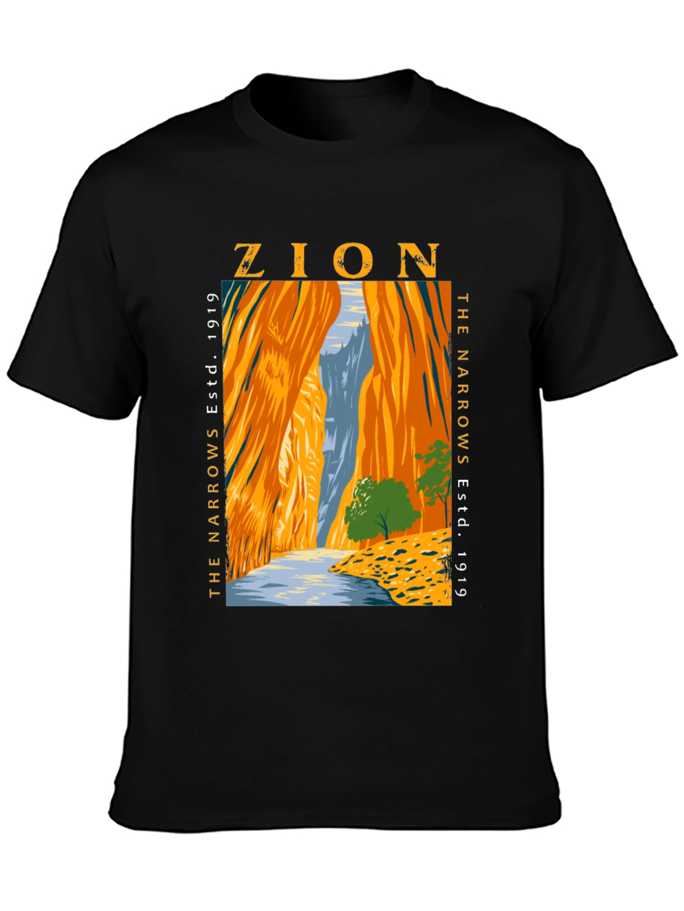 Zion Narrows Est. 1919 Graphic T-Shirt