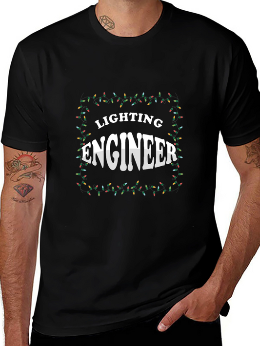 Lighting Engineer Christmas Lights T-Shirt