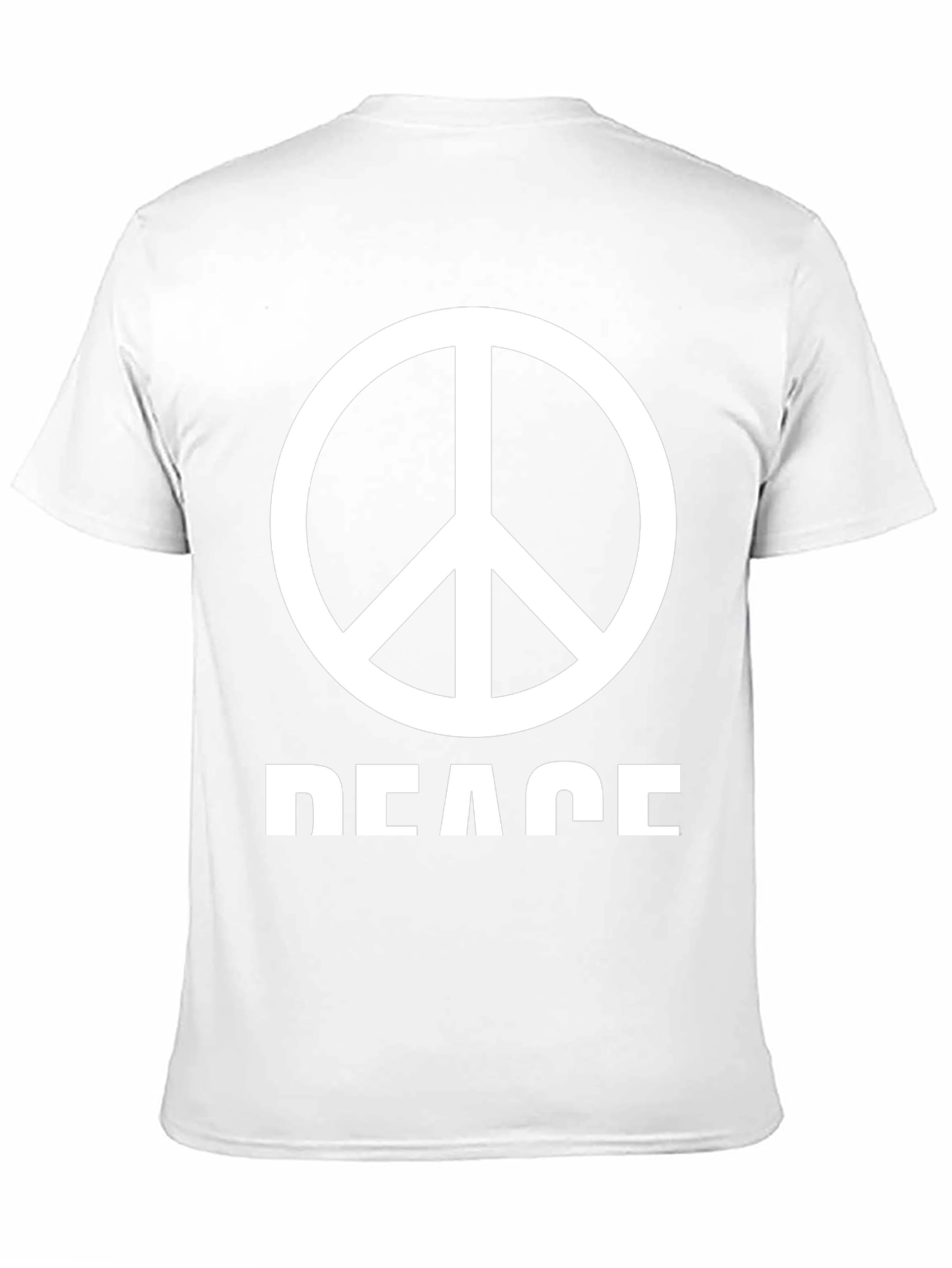 Peace Sign Graphic T-Shirt - Black