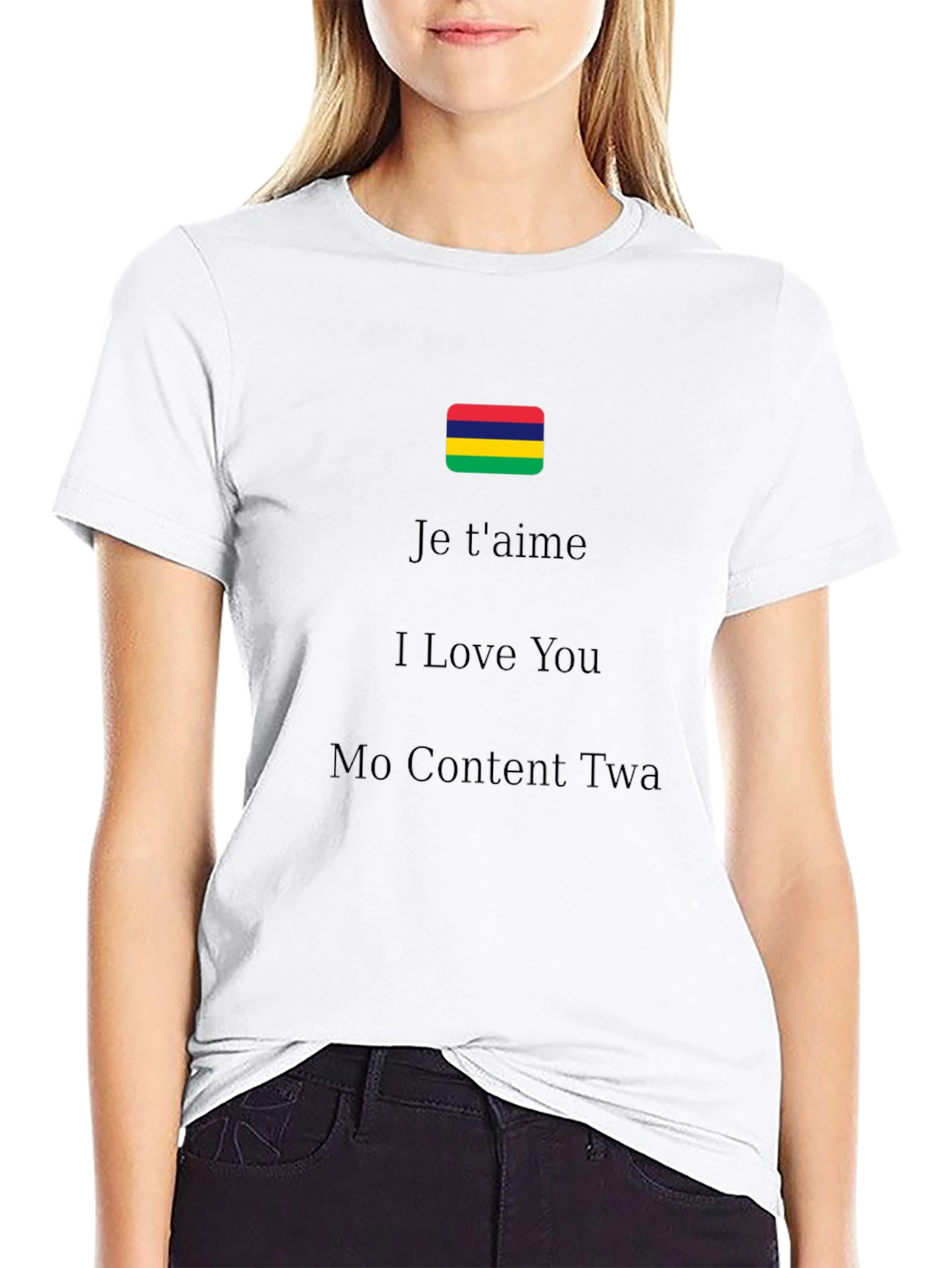 Mauritius Pride T-Shirt - Je Taime I Love You