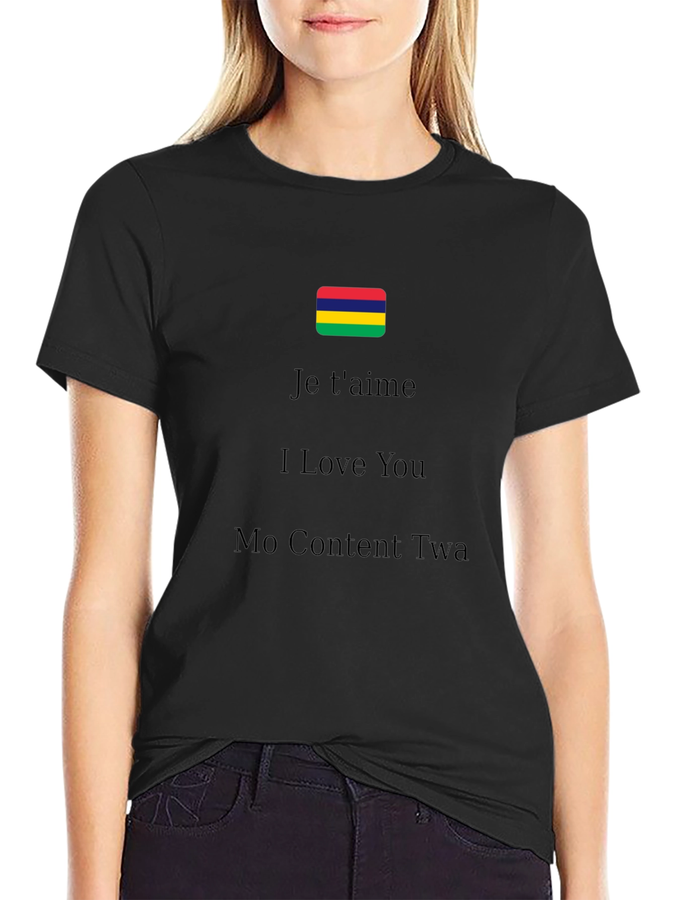 Mauritius Pride T-Shirt - Je Taime I Love You