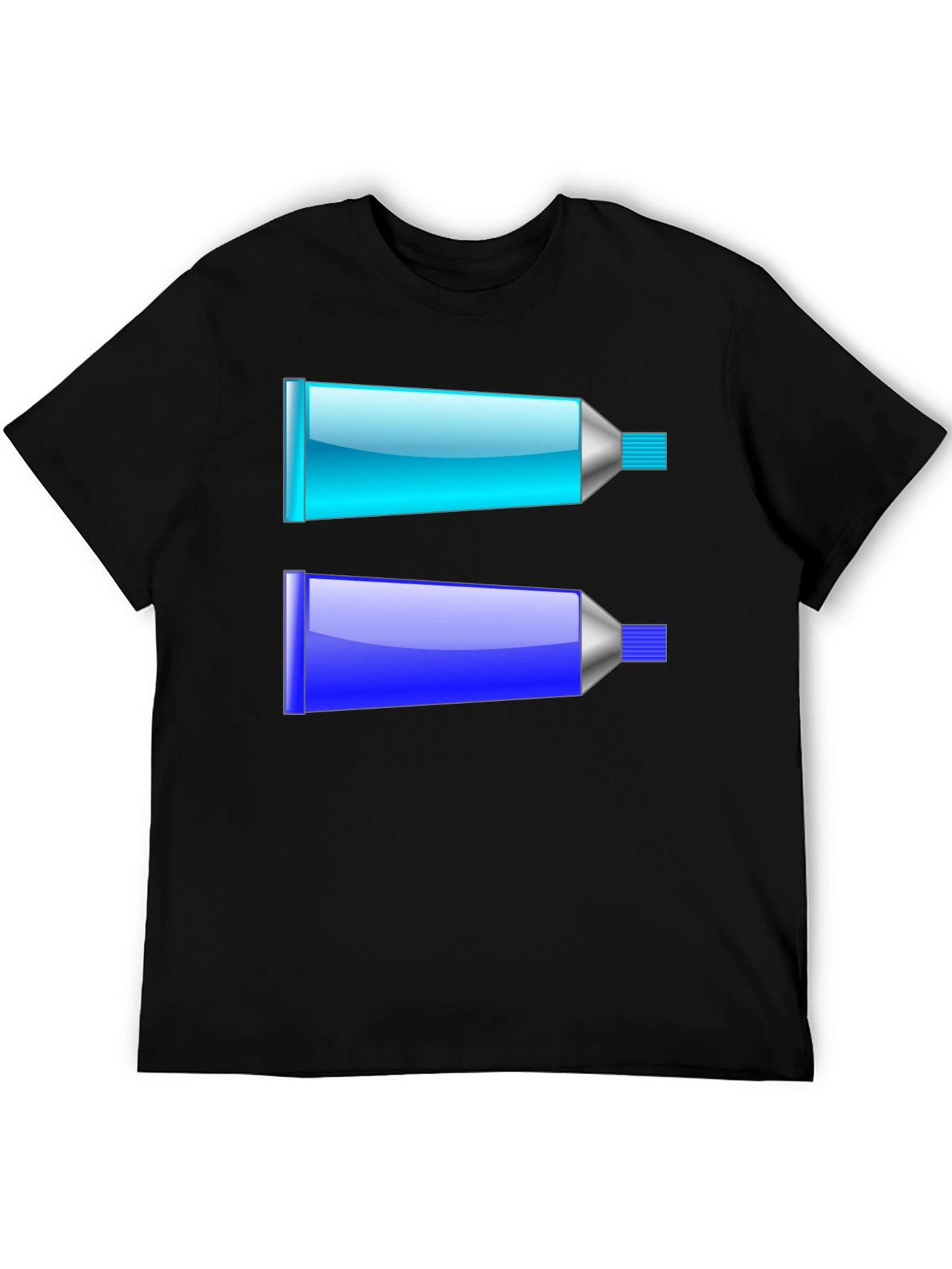 Tubes Graphic Tee - Black Cotton Casual Shirt
