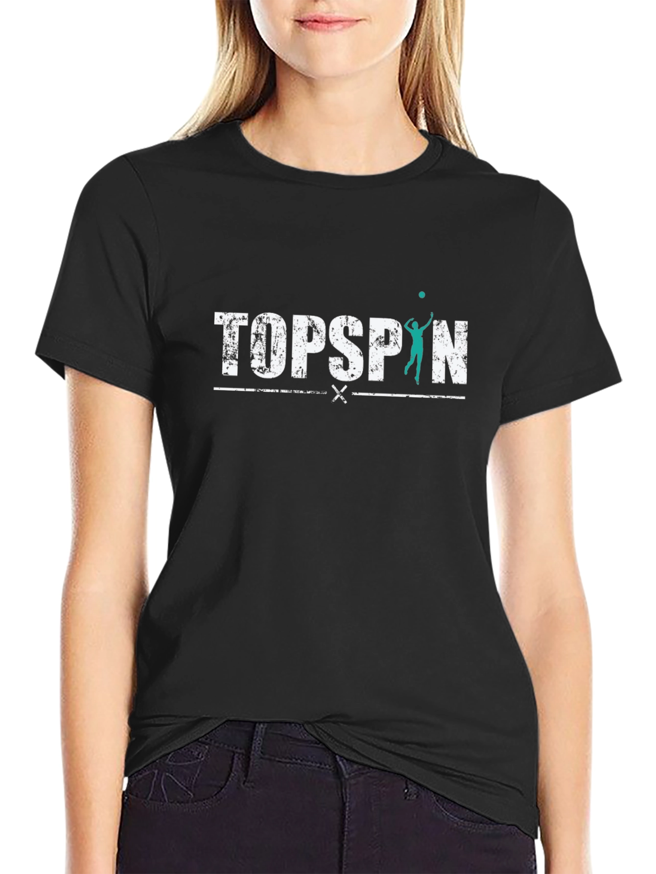 Topspin Volleyball Graphic Tee - Stylish Sport T-Shirt