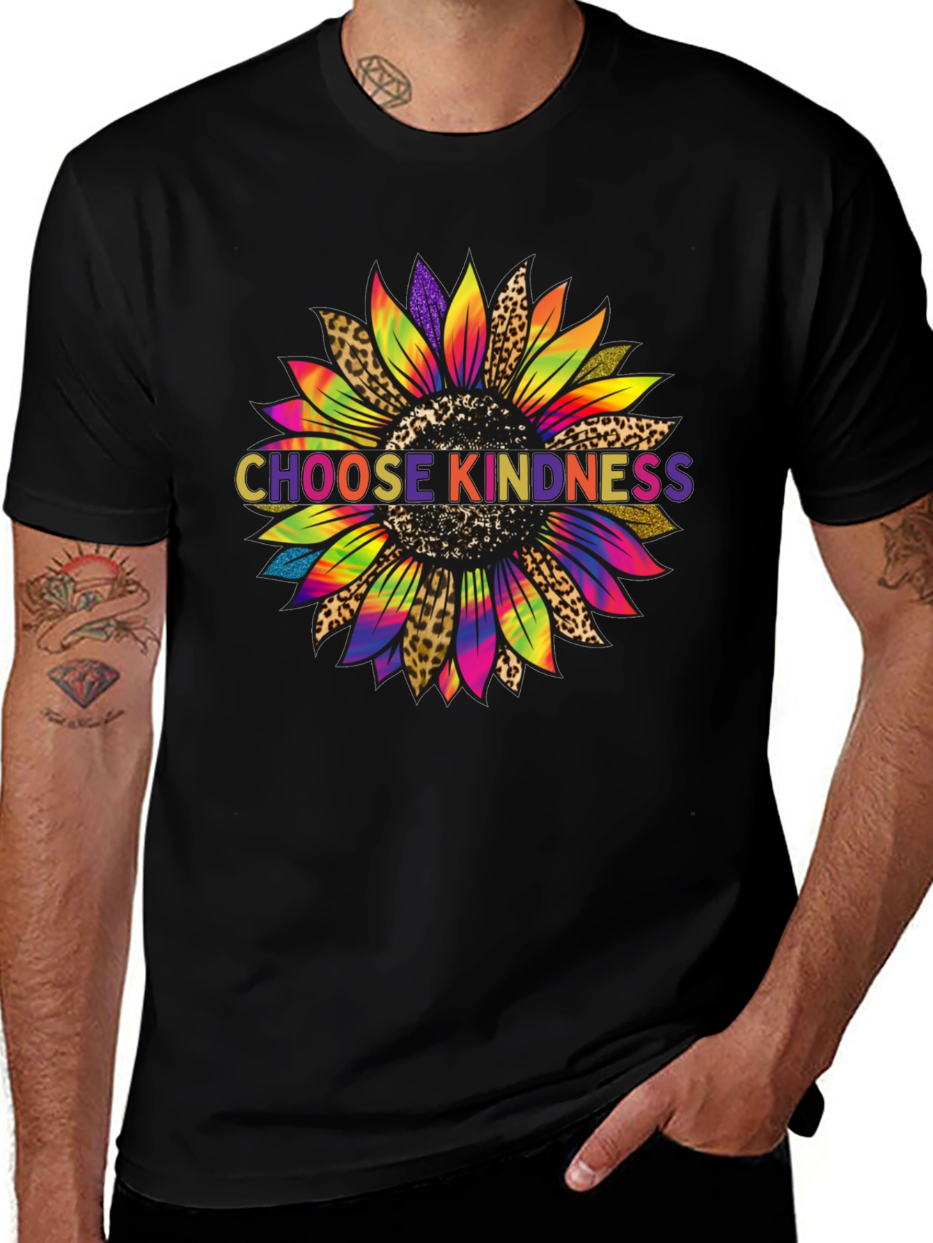 Choose Kindness Sunflower Graphic Tee