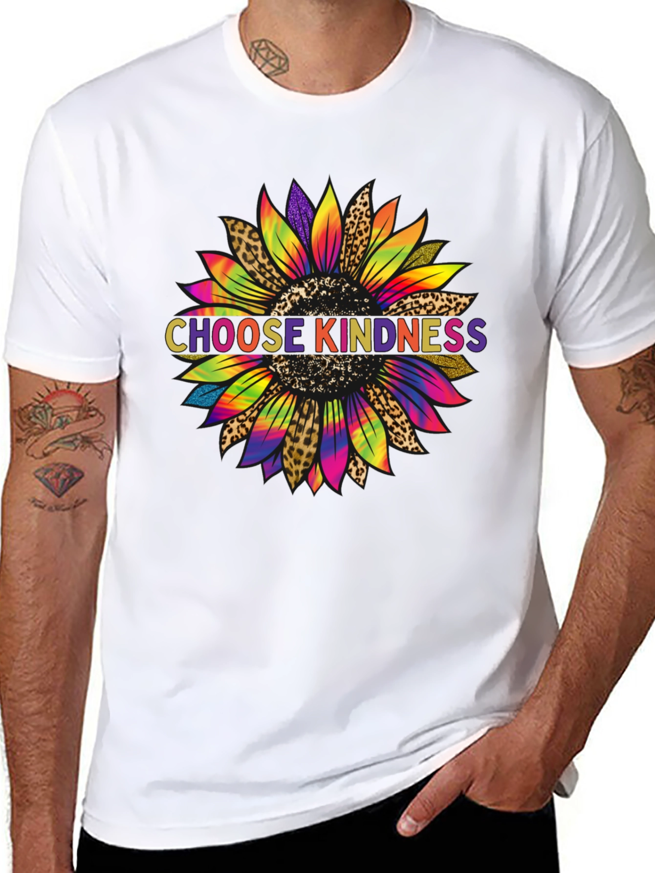 Choose Kindness Sunflower Graphic Tee