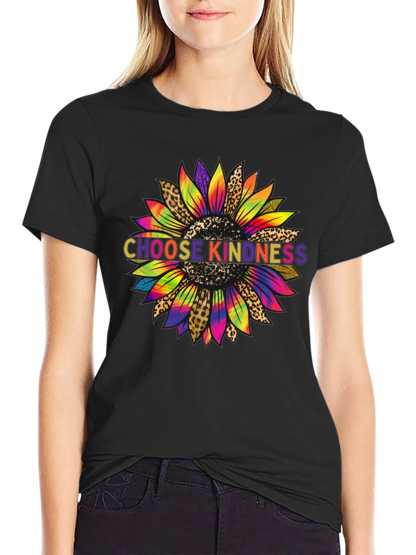 Choose Kindness Sunflower Graphic Tee