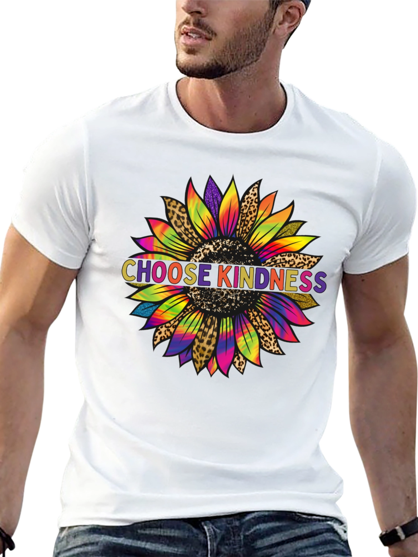 Choose Kindness Sunflower Graphic Tee