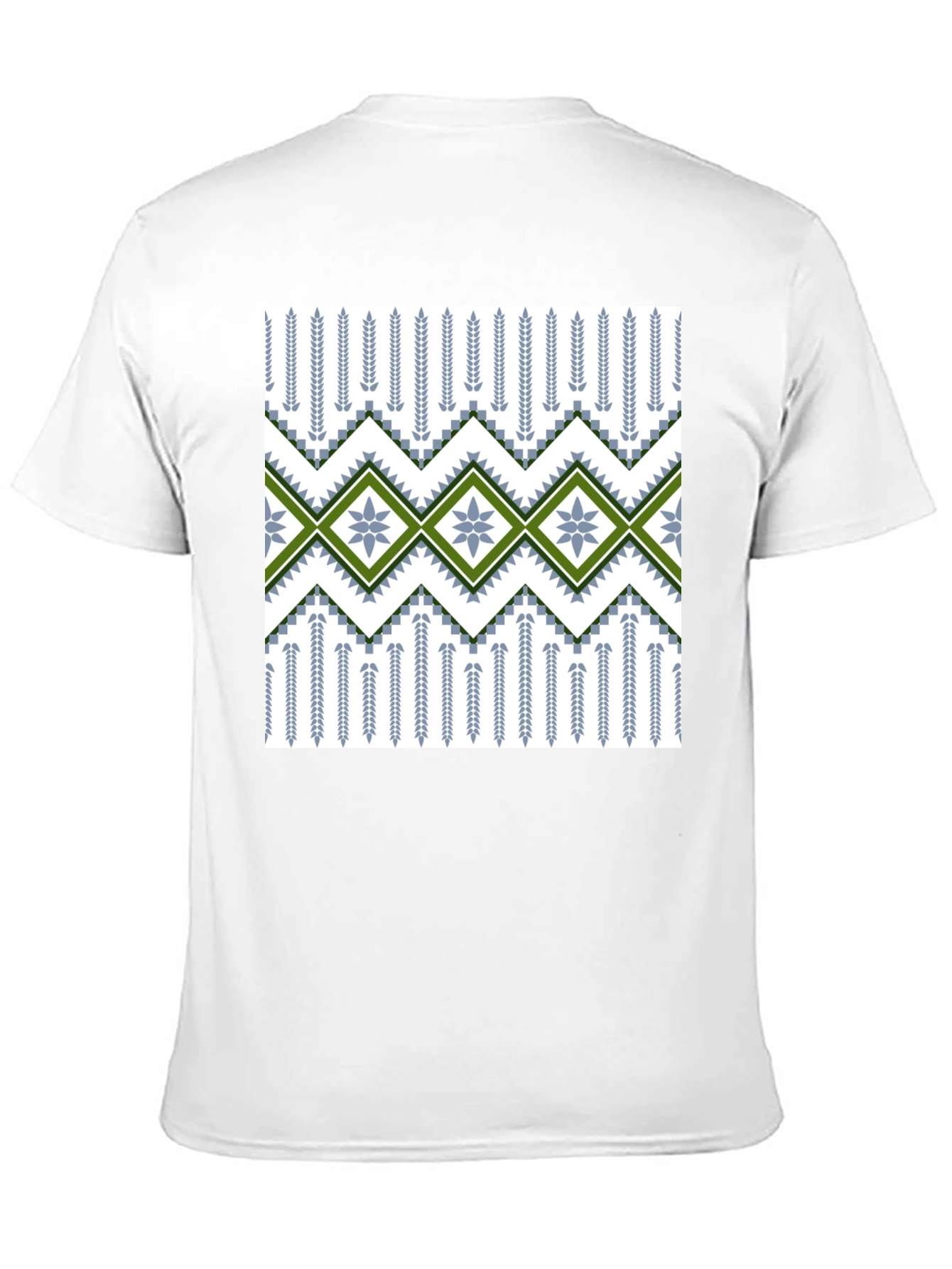 Patterned T-Shirt - Geometric Design