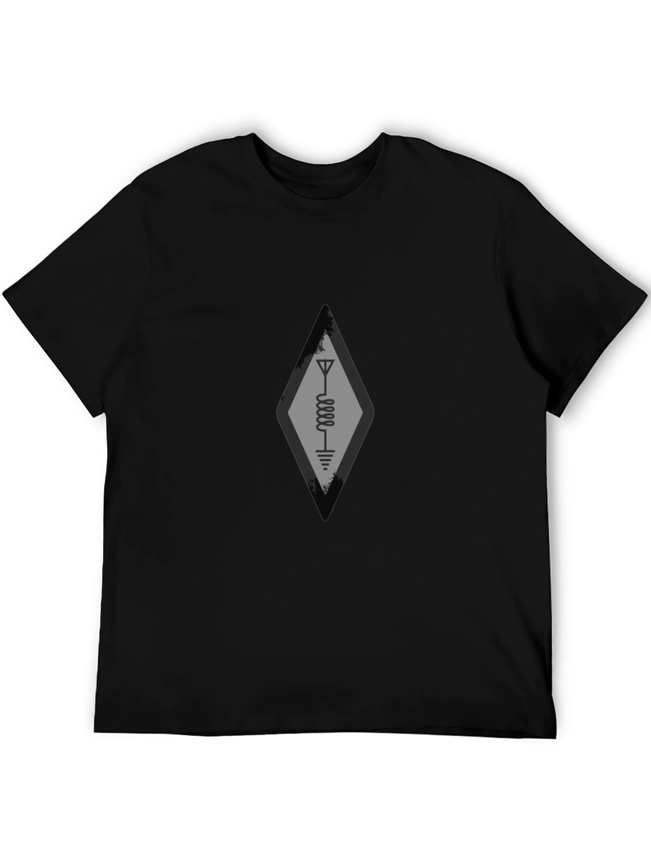 Radio Circuit T-Shirt - Black Ham Radio Design