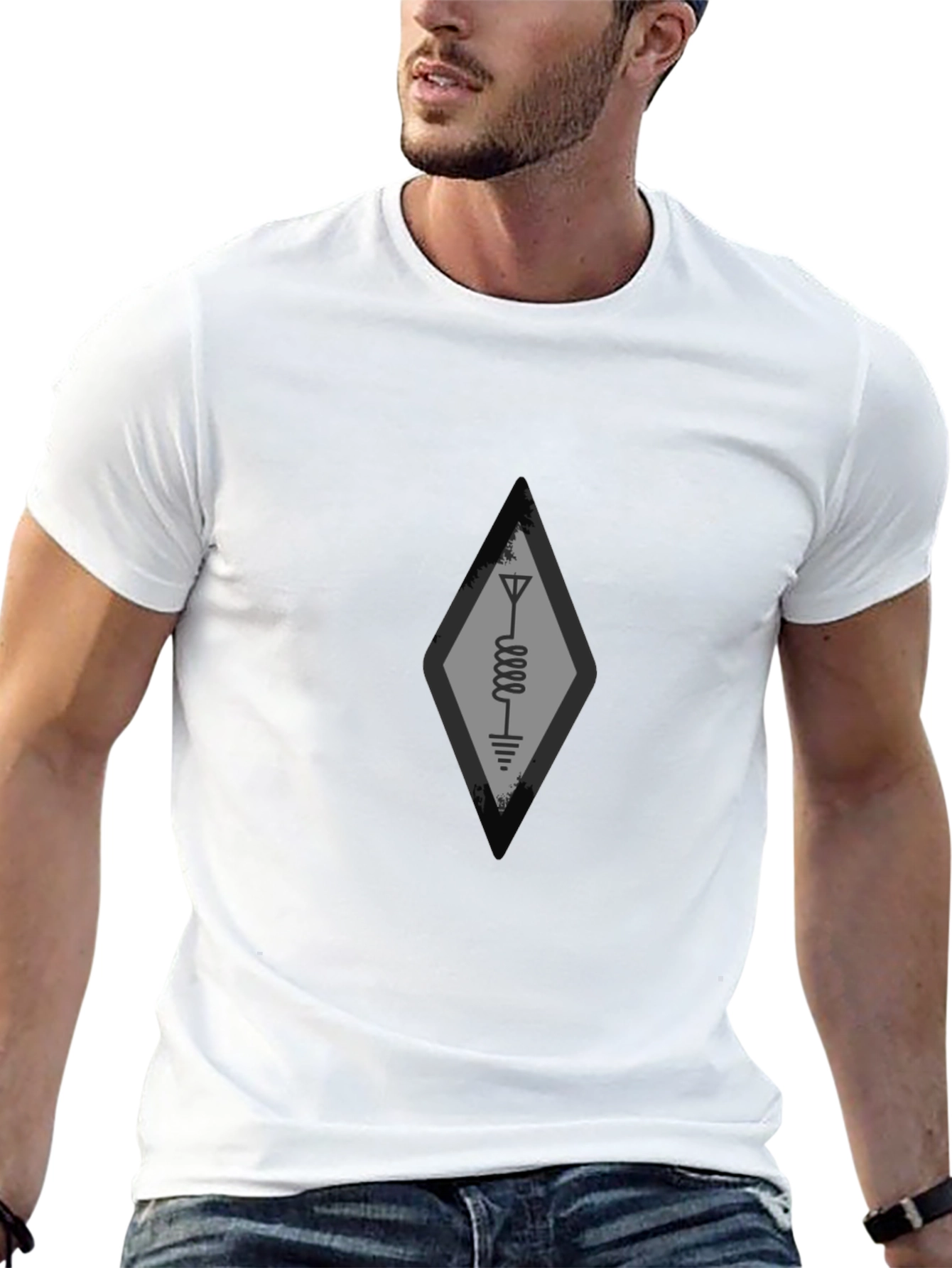 Radio Circuit T-Shirt - Black Ham Radio Design