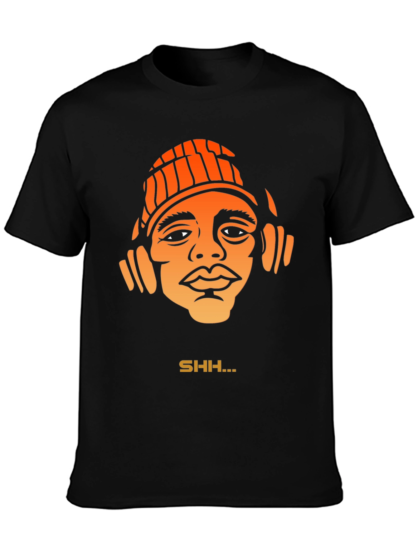 Cool Graphic T-Shirt with SHH... Design
