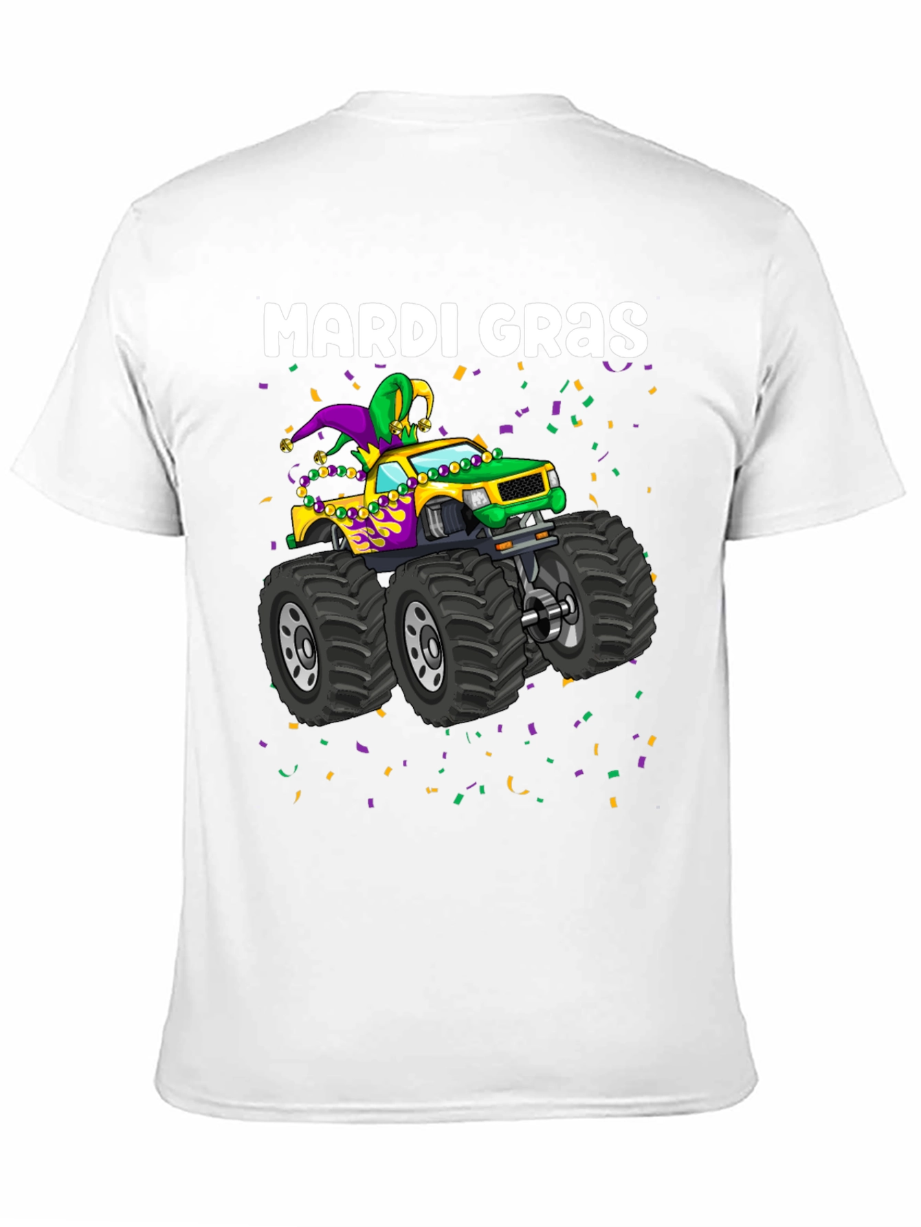 Mardi Gras Monster Truck T-Shirt