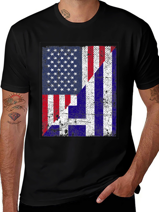 American Flag H T-Shirt