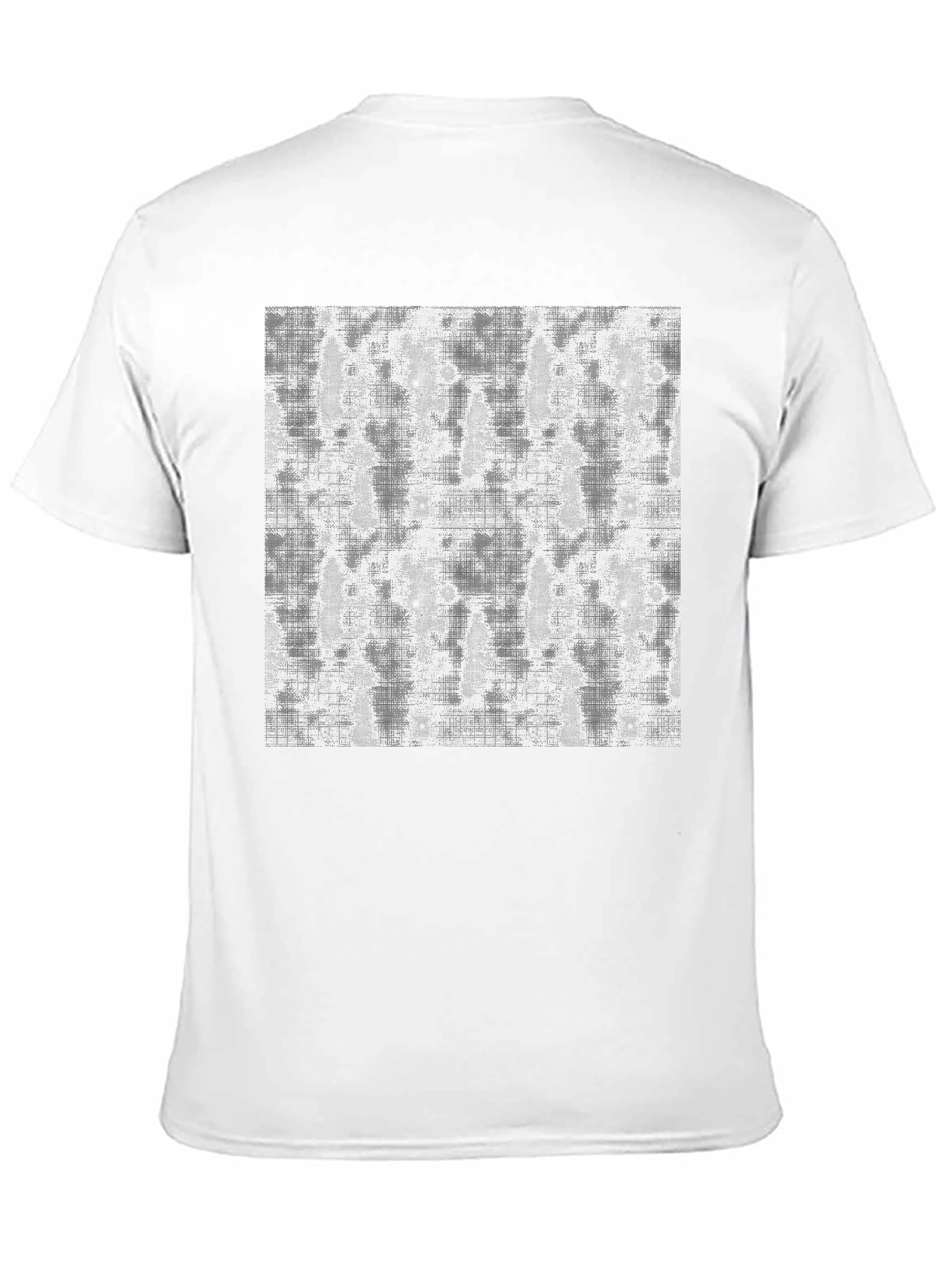 Abstract Print Black Tee - Modern Casual Wear