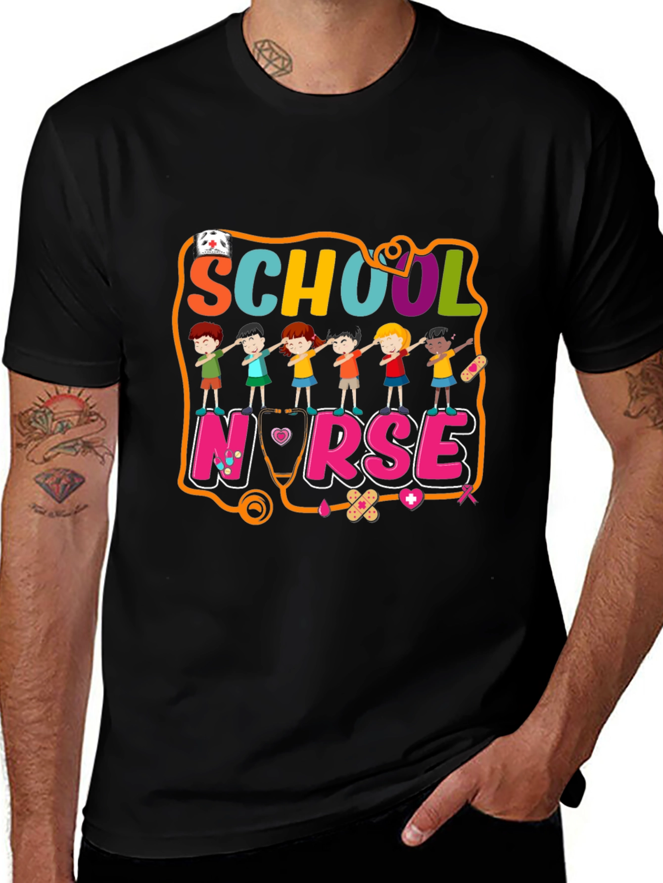School Nurse T-Shirt Funny Nurse Appreciation Tee