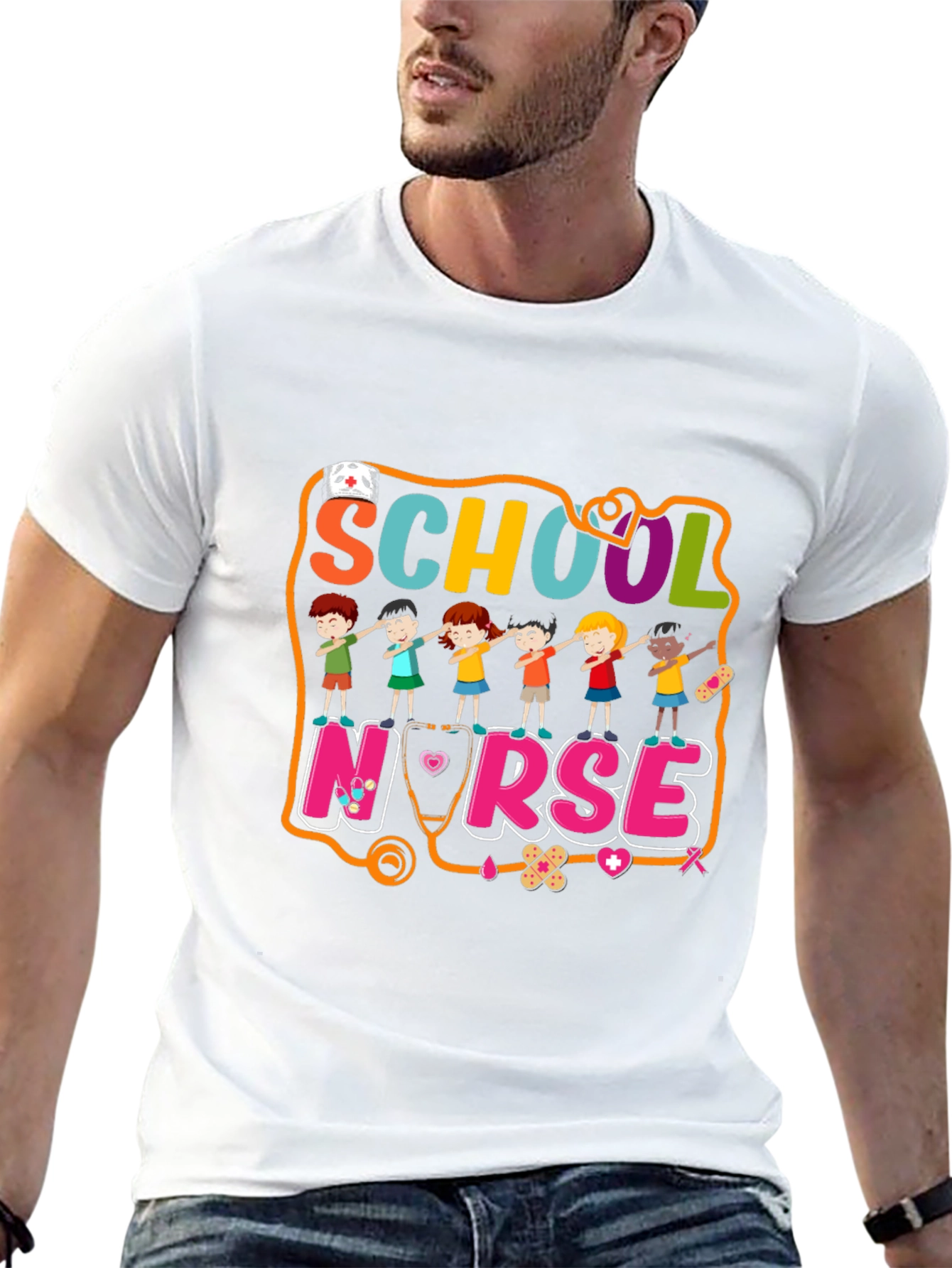 School Nurse T-Shirt Funny Nurse Appreciation Tee