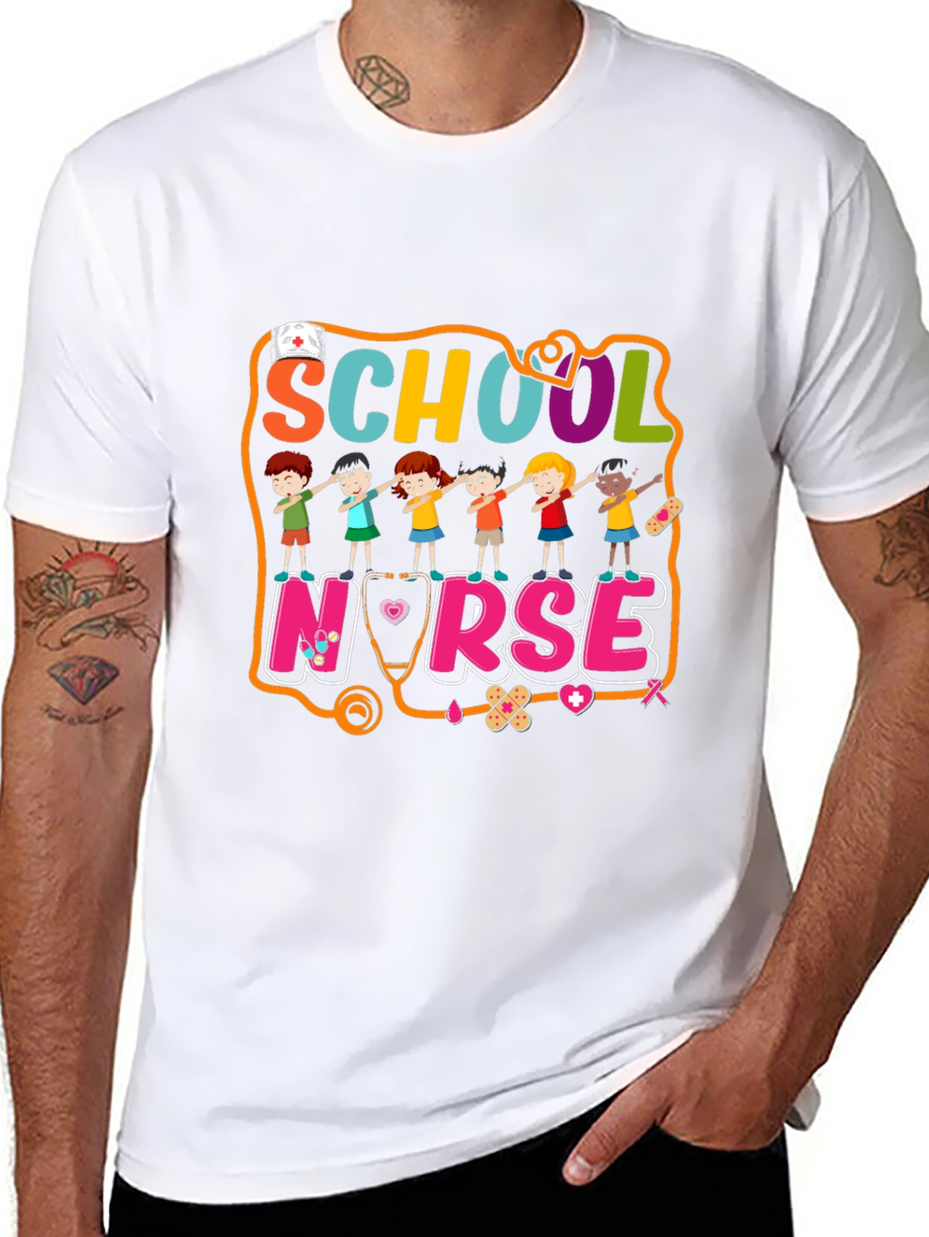 School Nurse T-Shirt Funny Nurse Appreciation Tee
